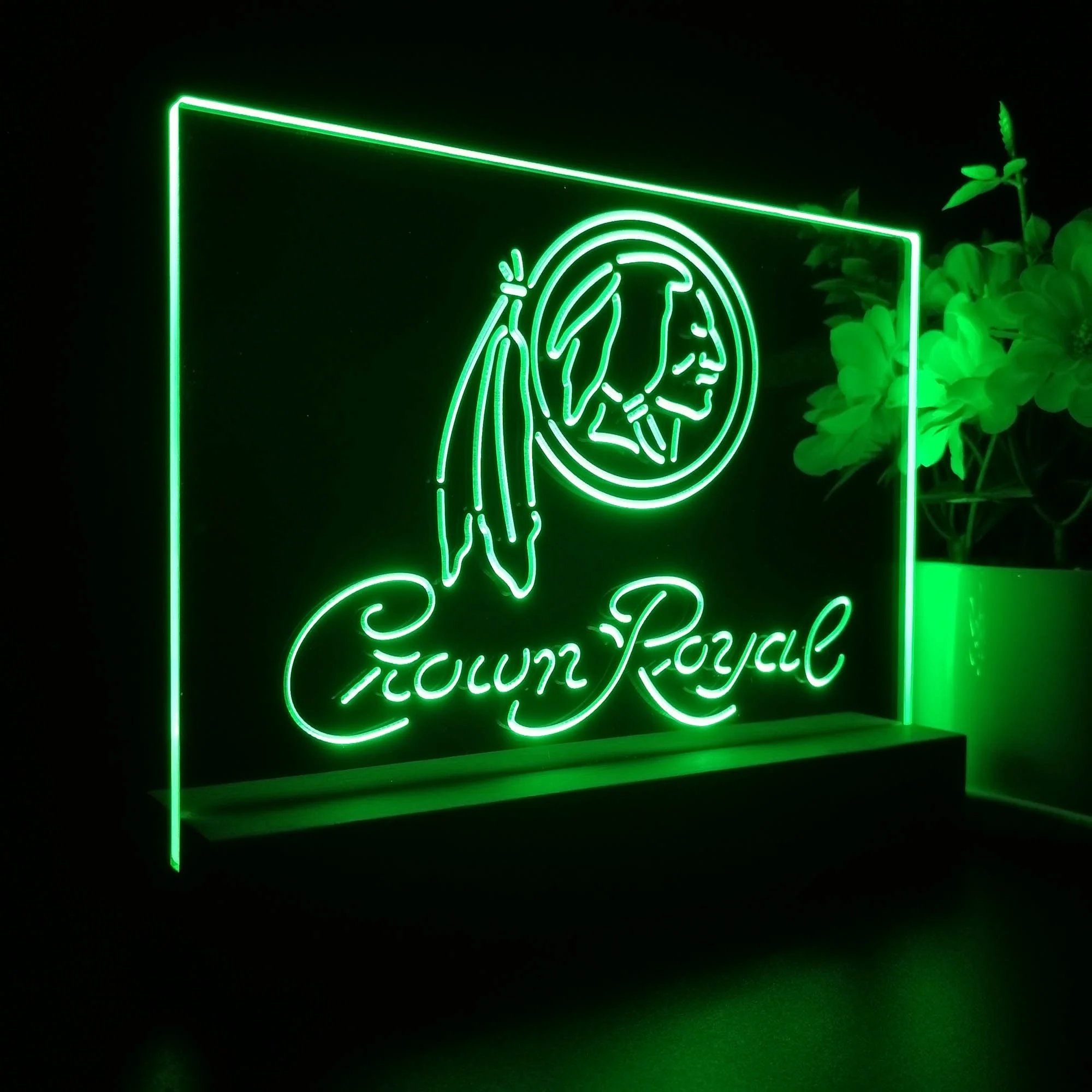 Crown Royal Bar Washington Est. 1932 Night Light Pub Bar Lamp - Image 7