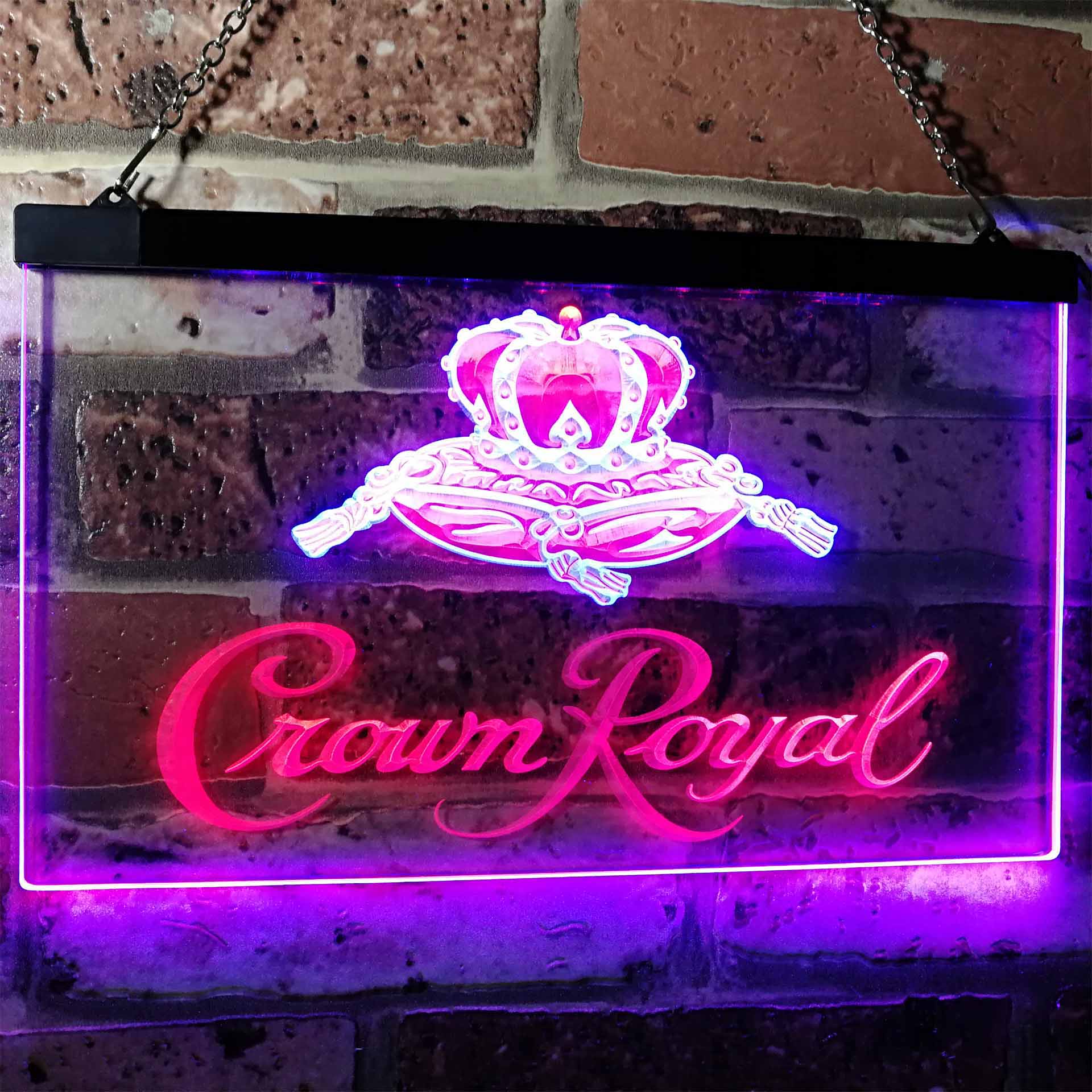 Crown Royal Logo Neon Light LED Sign - Image 8