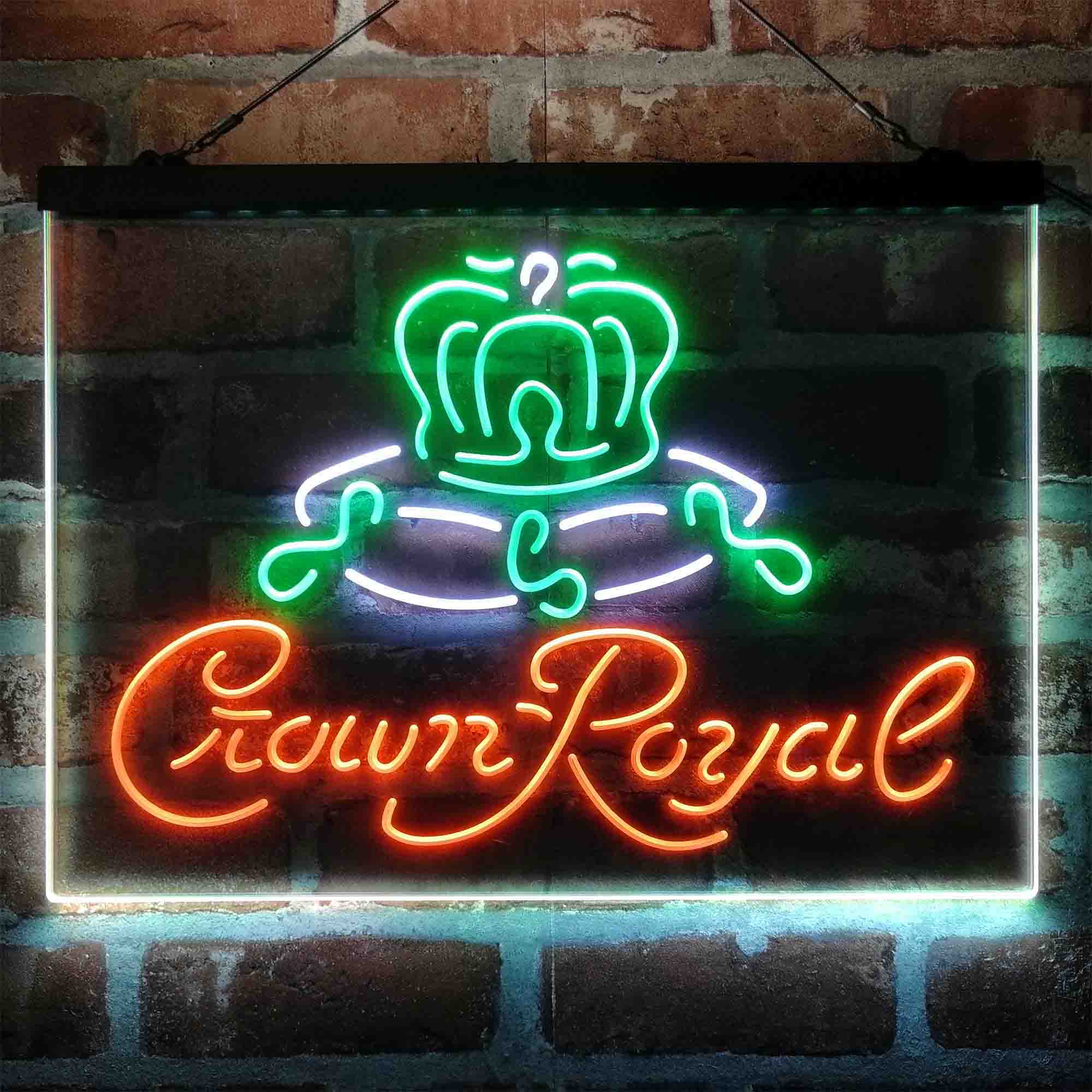Crown Royal Beer Bar Neon 3-Color LED Sign - Image 3