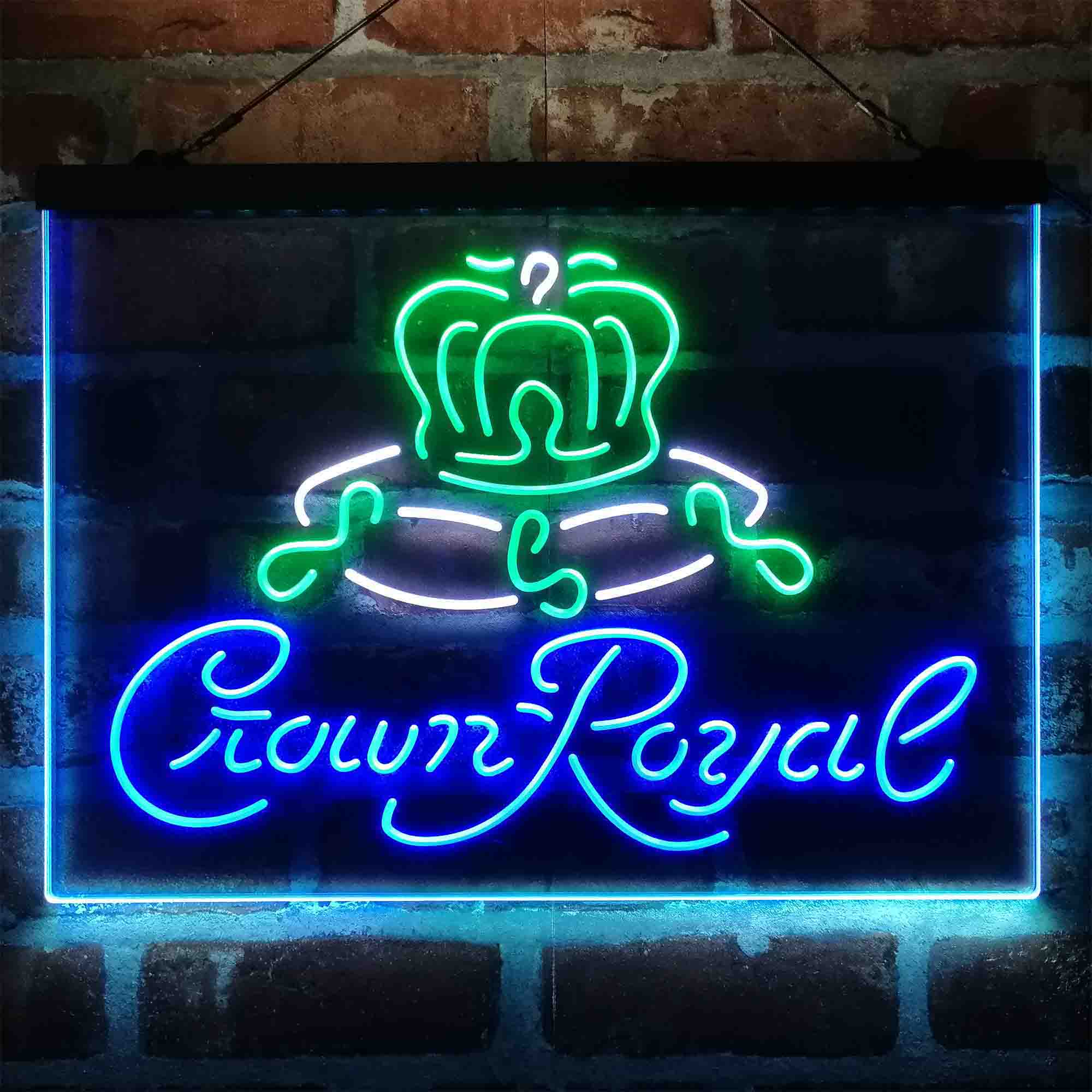 Crown Royal Beer Bar Neon 3-Color LED Sign - Image 6