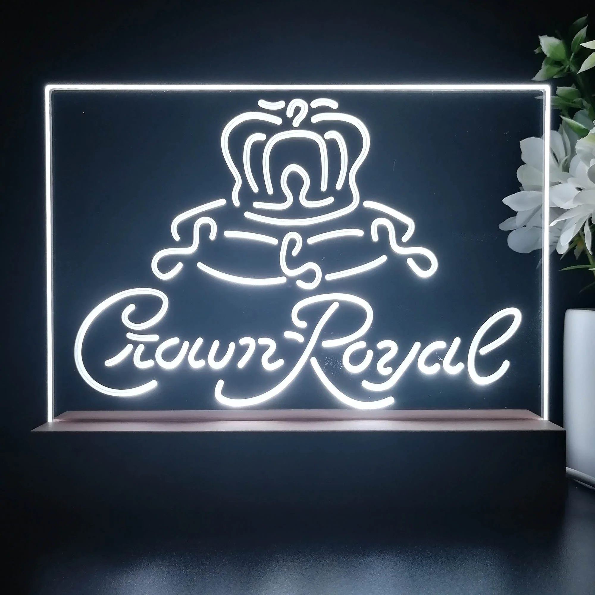 Crown Royal Beer Bar Neon Sign Pub Bar Lamp - Image 3