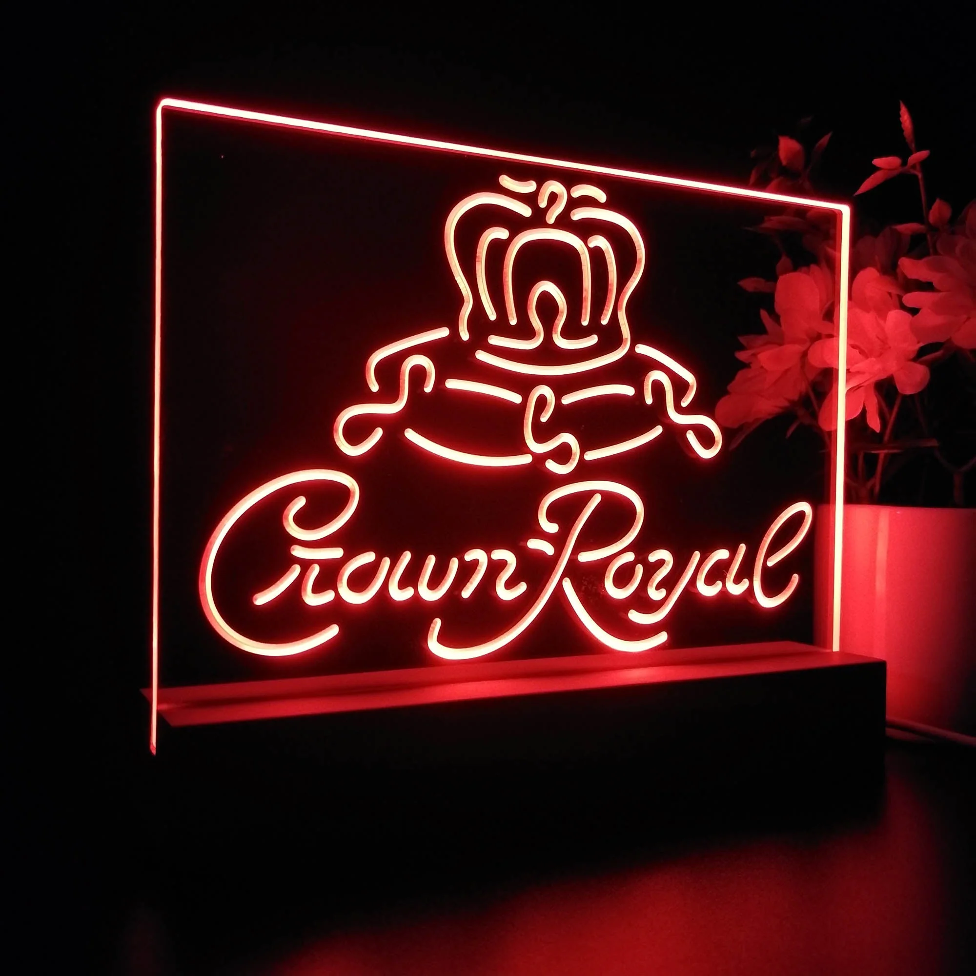 Crown Royal Beer Bar Neon Sign Pub Bar Lamp - Image 6