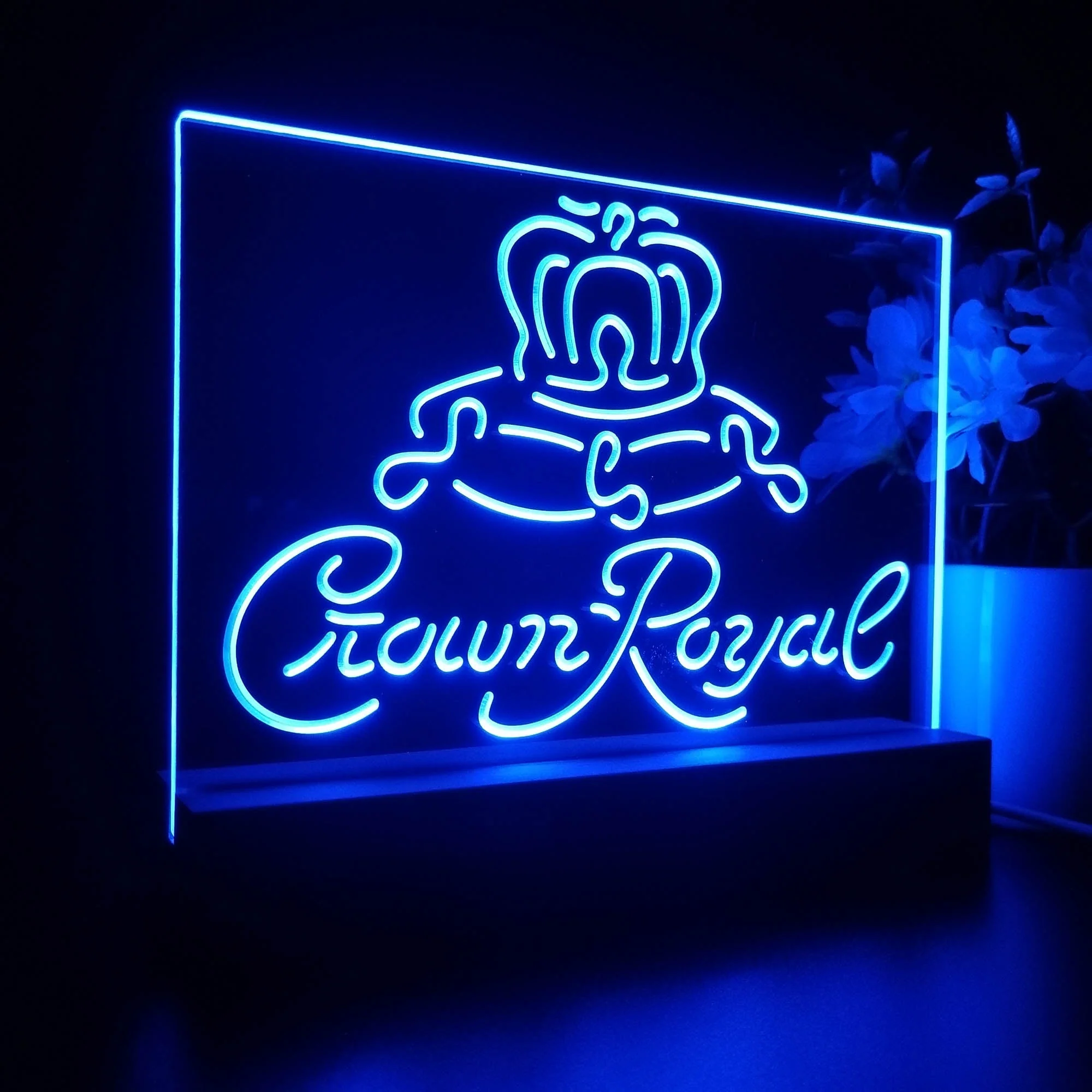 Crown Royal Beer Bar Neon Sign Pub Bar Lamp - Image 7