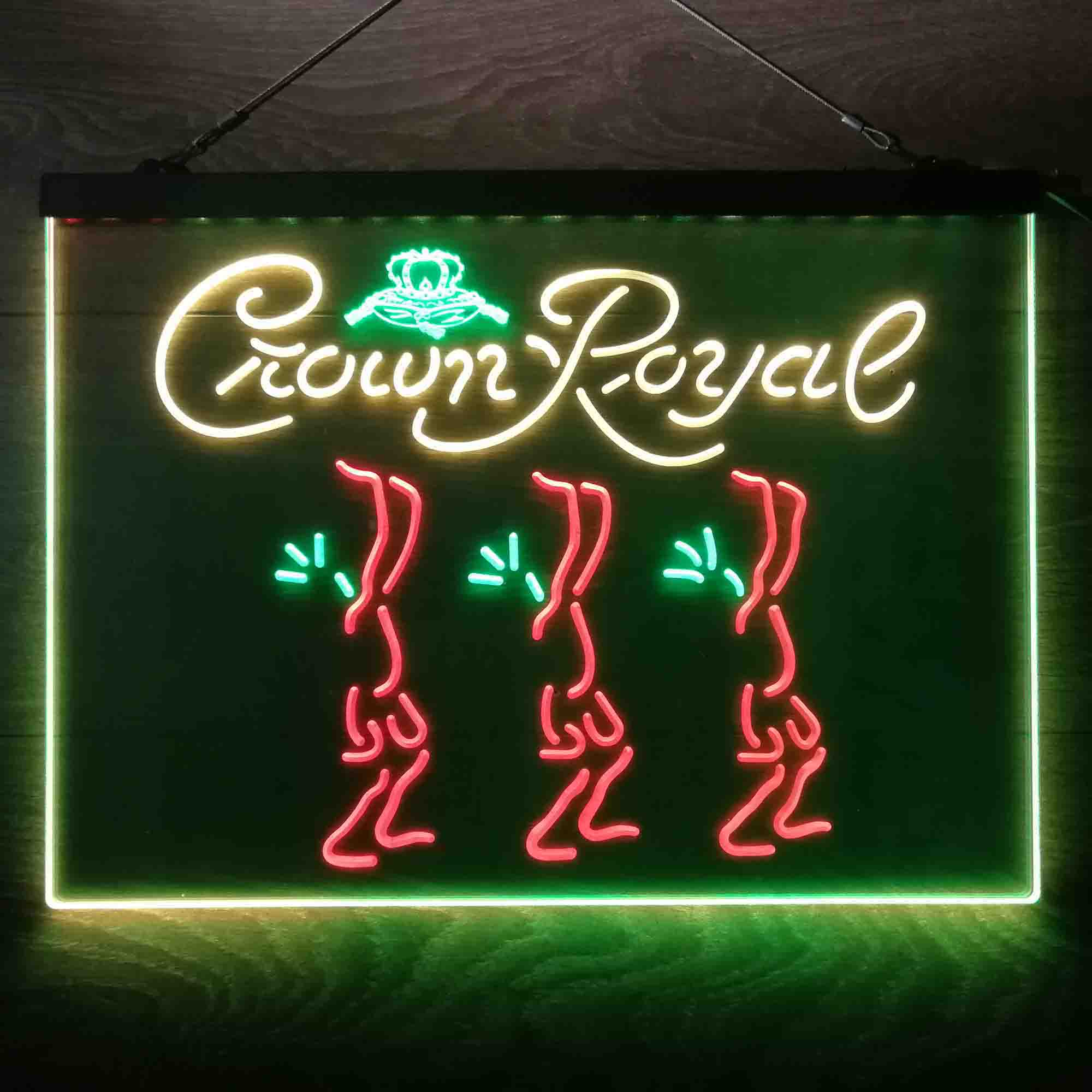 Crown Royal Beer  Neon 3-Color LED Sign - Image 4