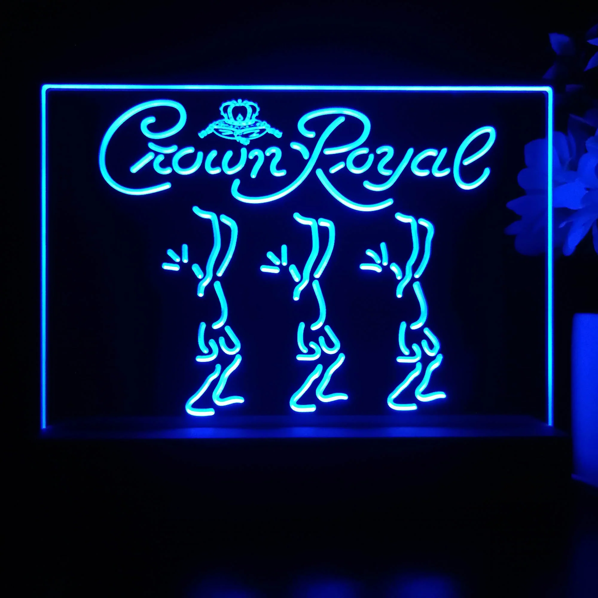 Crown Royal Beer Neon Sign Pub Bar Lamp - Image 3