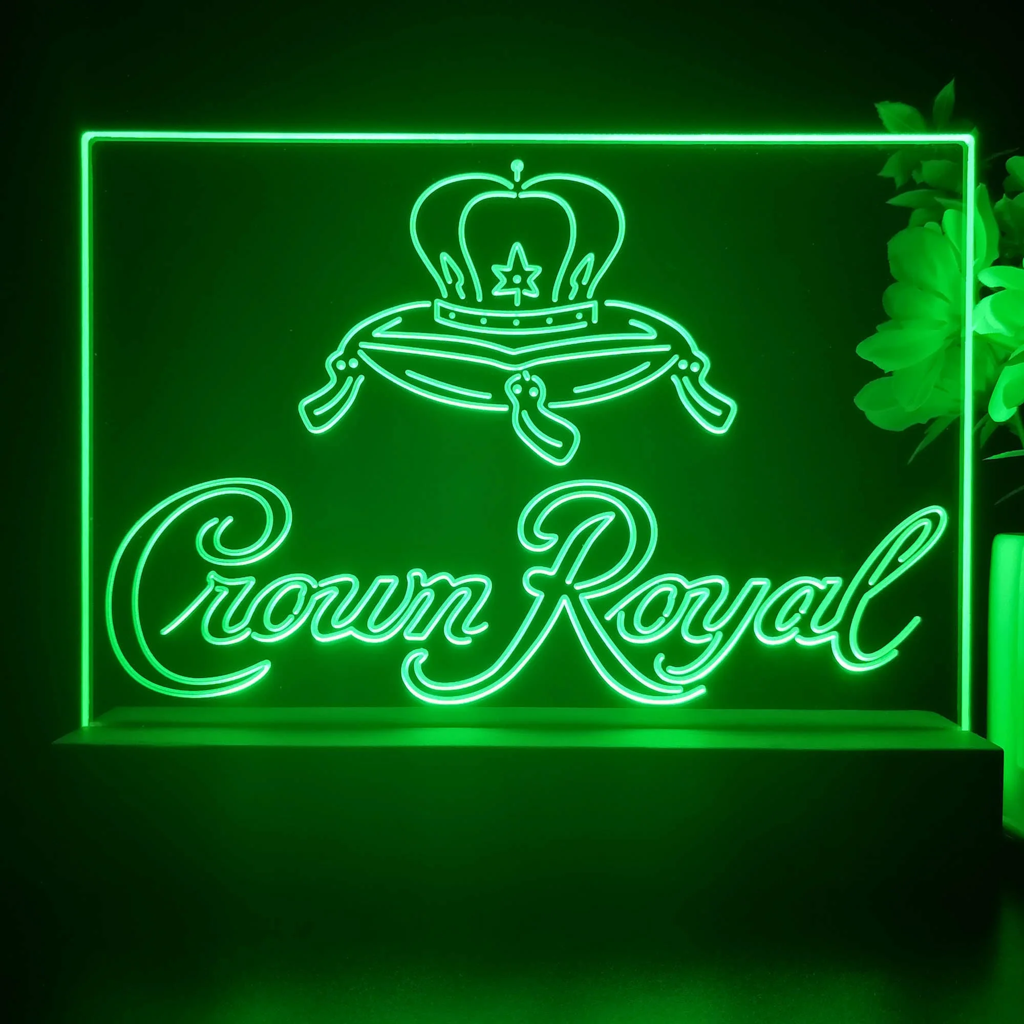 Crown Royal Whiskey Neon Sign Pub Bar Decor Lamp - Image 3