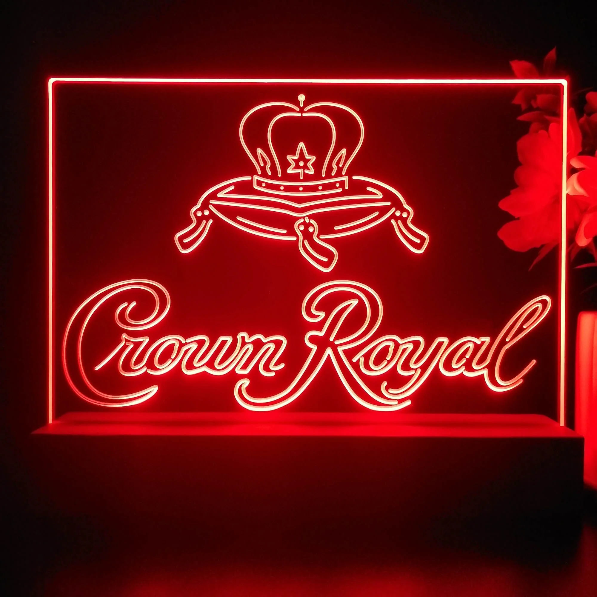 Crown Royal Whiskey Neon Sign Pub Bar Decor Lamp - Image 4