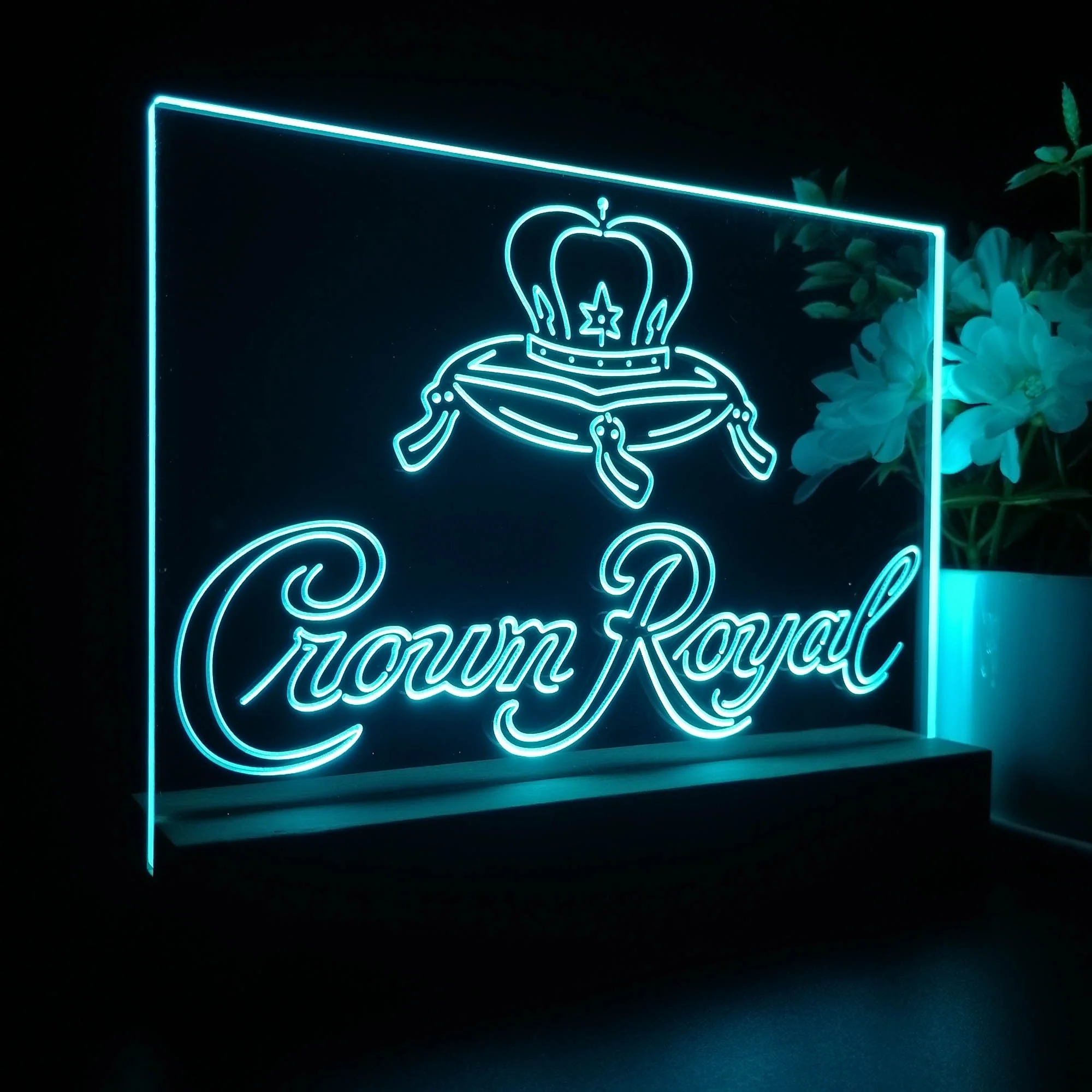 Crown Royal Whiskey Neon Sign Pub Bar Decor Lamp - Image 6