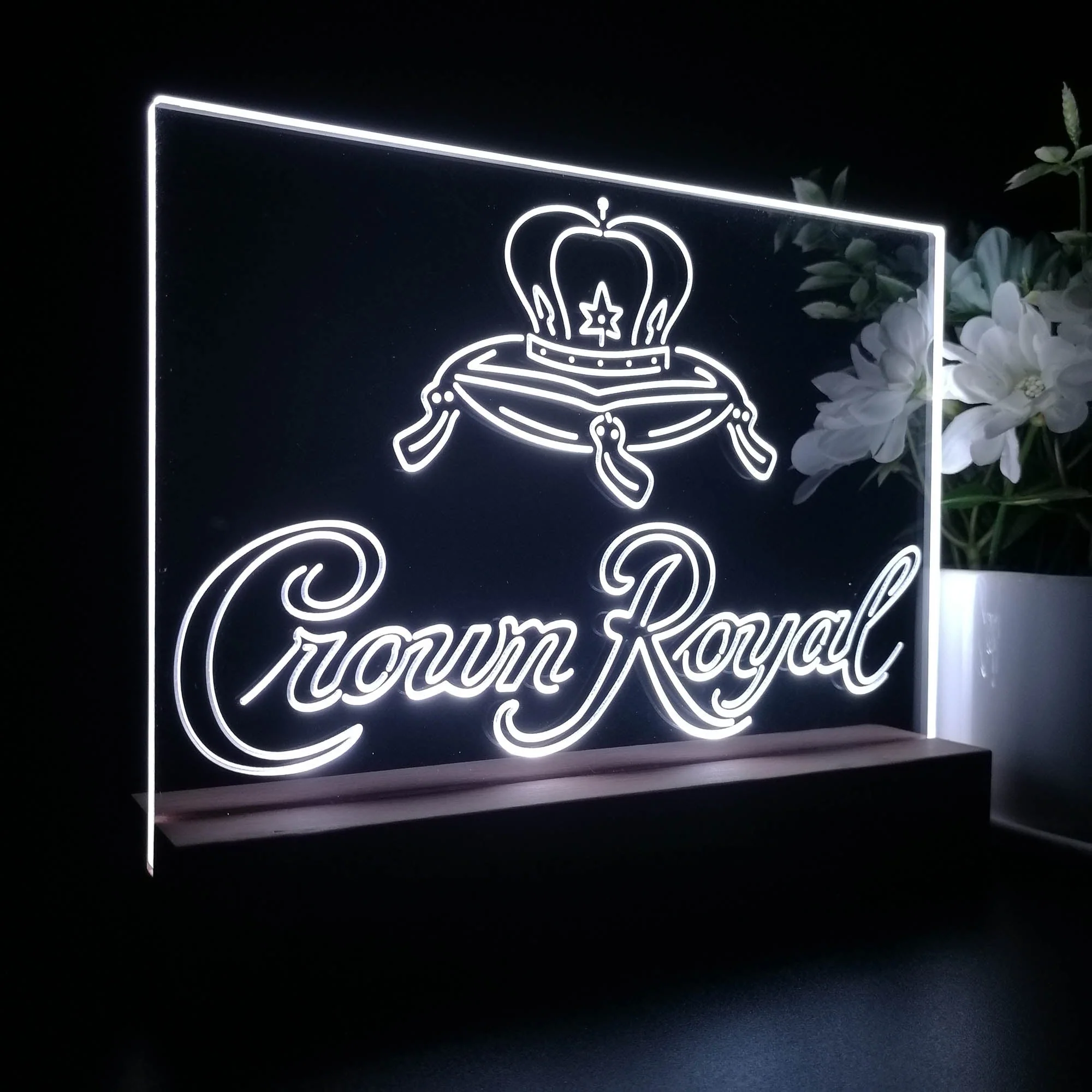 Crown Royal Whiskey Neon Sign Pub Bar Decor Lamp - Image 7