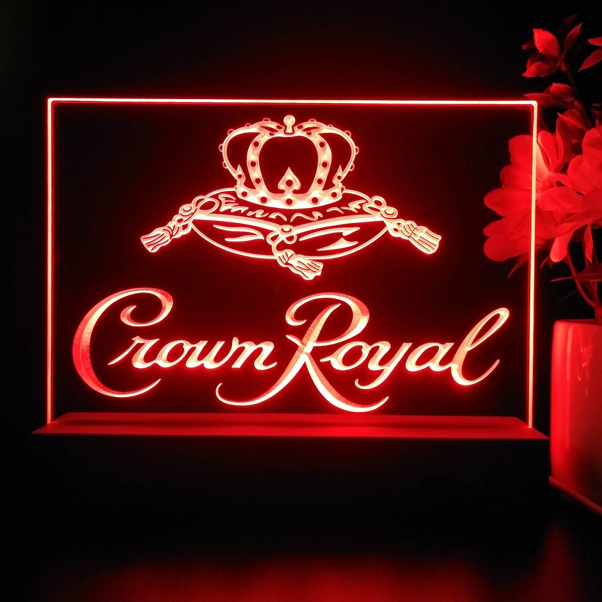 Crown Royal Neon Sign Pub Bar Lamp - Image 3