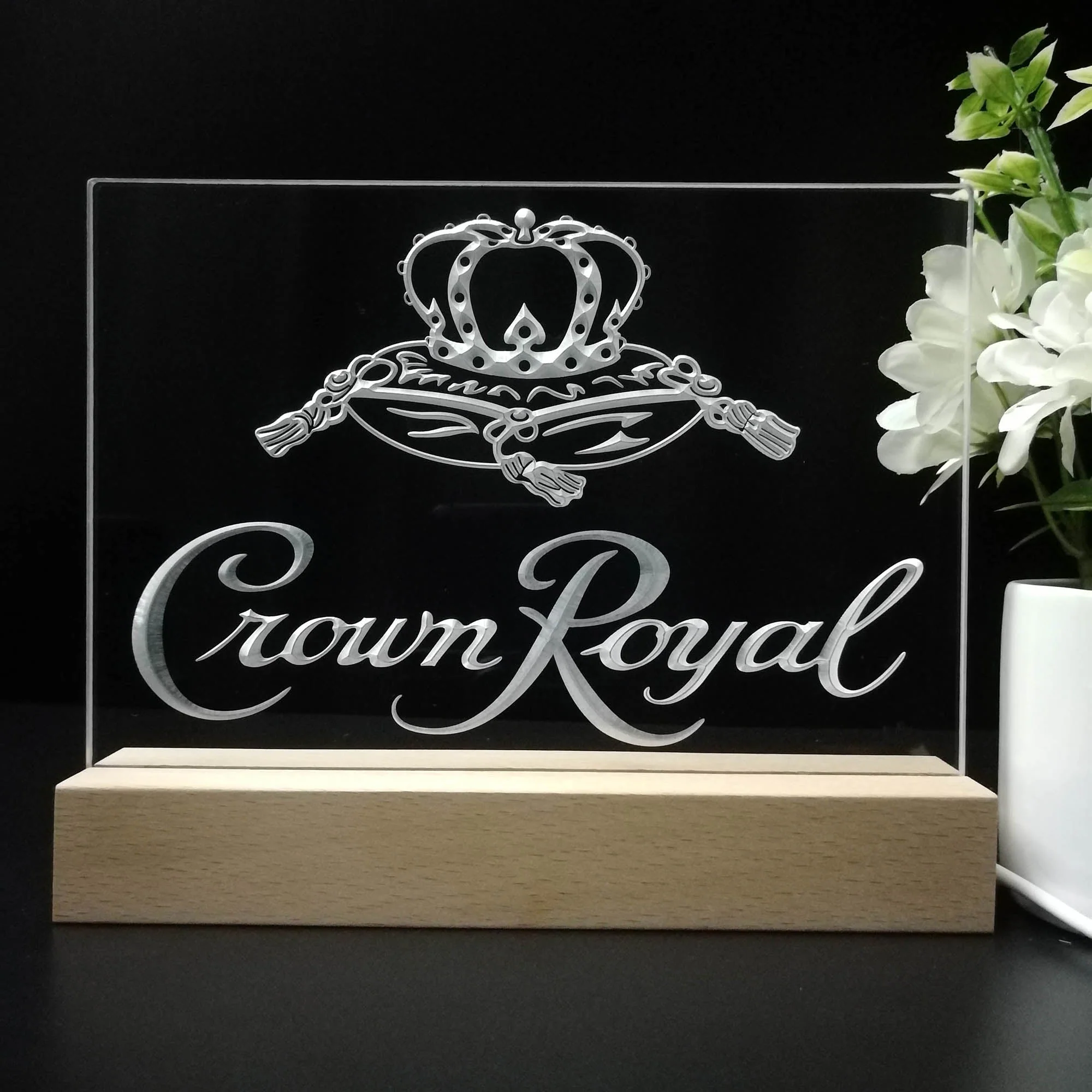 Crown Royal Neon Sign Pub Bar Lamp - Image 8