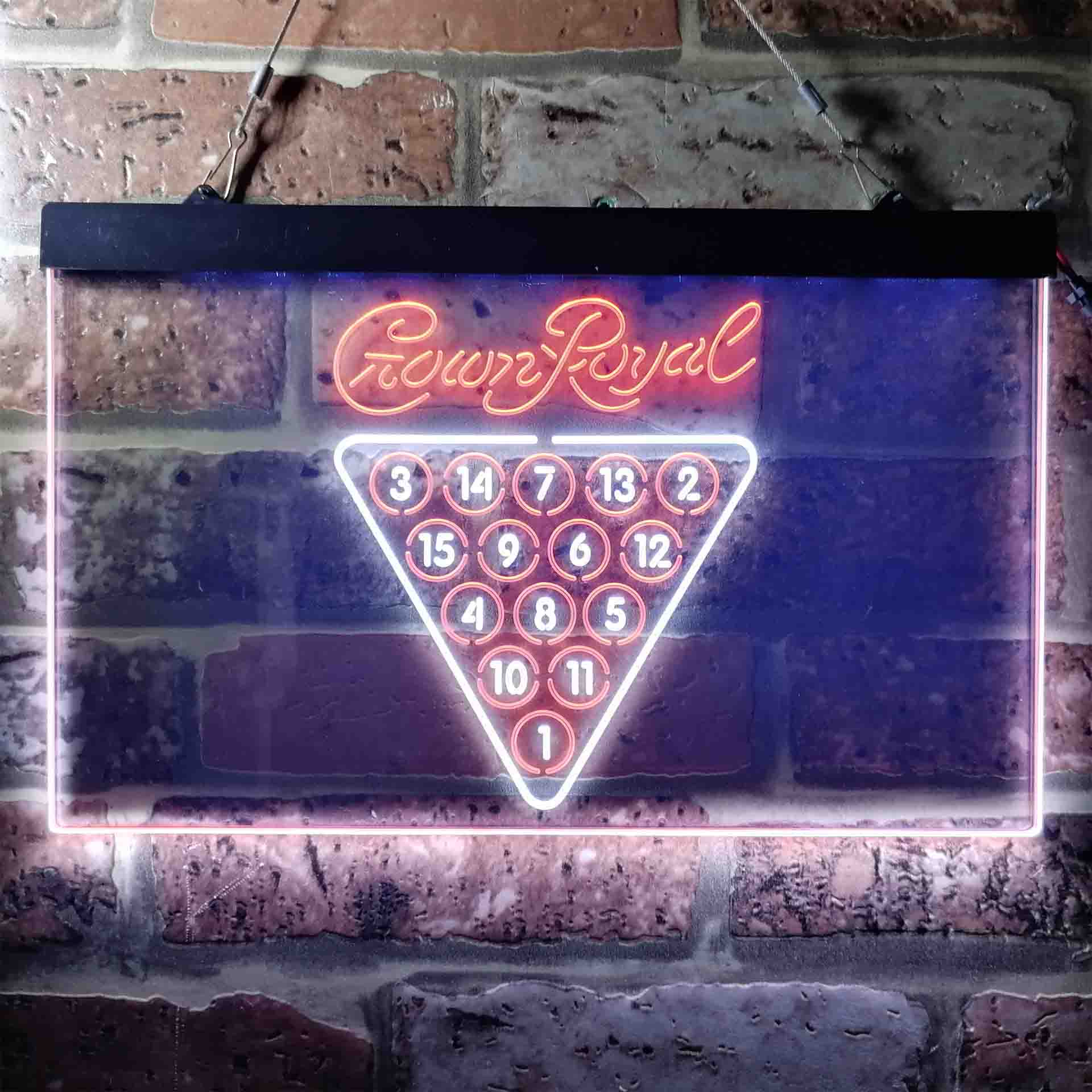 Crown Royal Pool Snooker Billiard Room Neon-Like LED Sign - Image 12