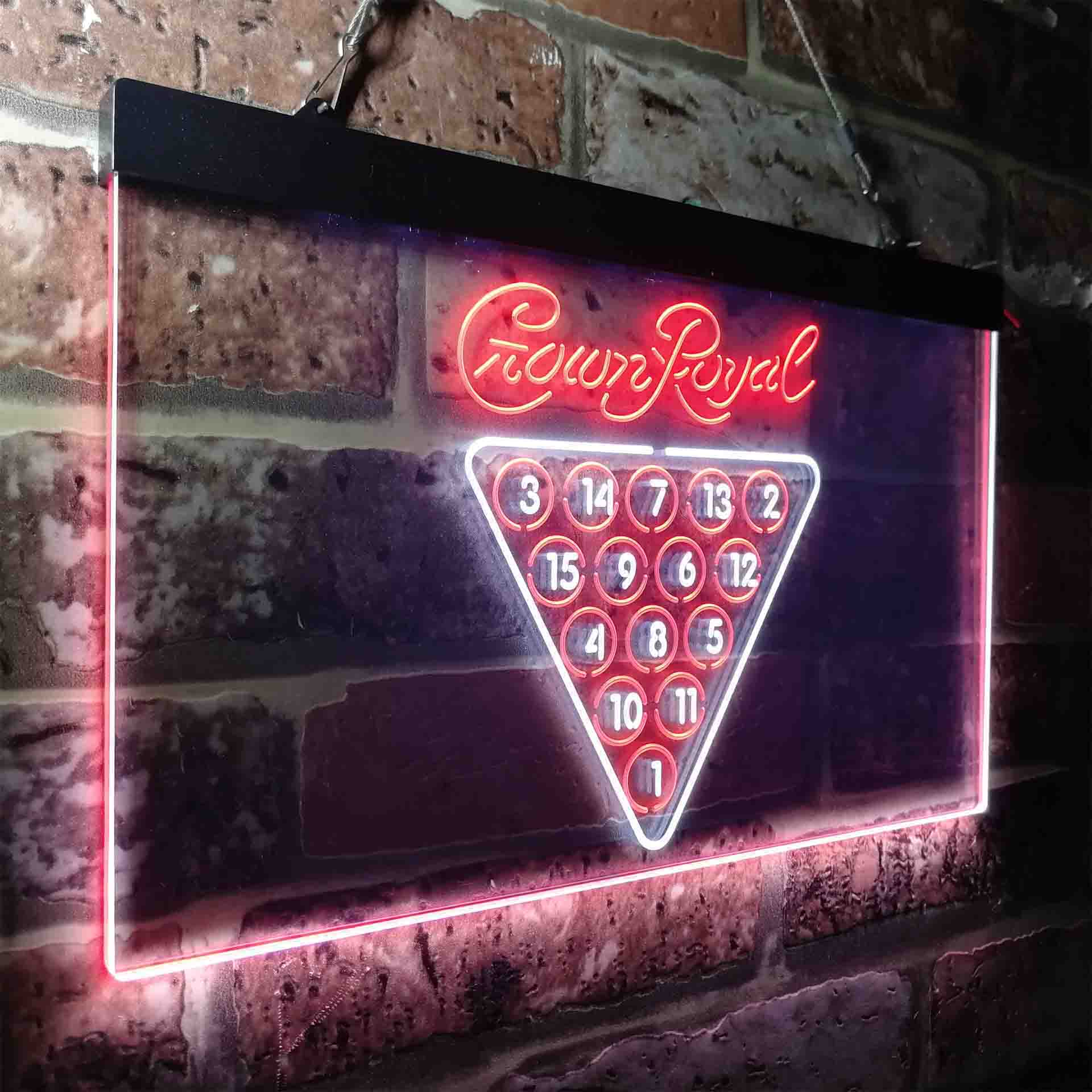 Crown Royal Pool Snooker Billiard Room Neon-Like LED Sign - Image 21
