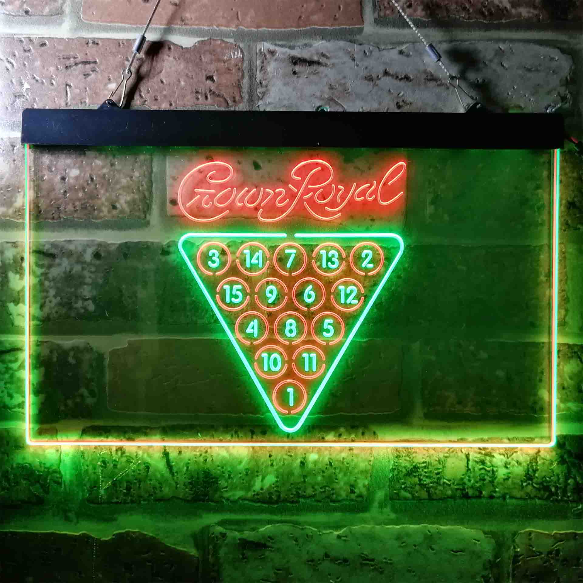 Crown Royal Pool Snooker Billiard Room Neon-Like LED Sign - Image 3