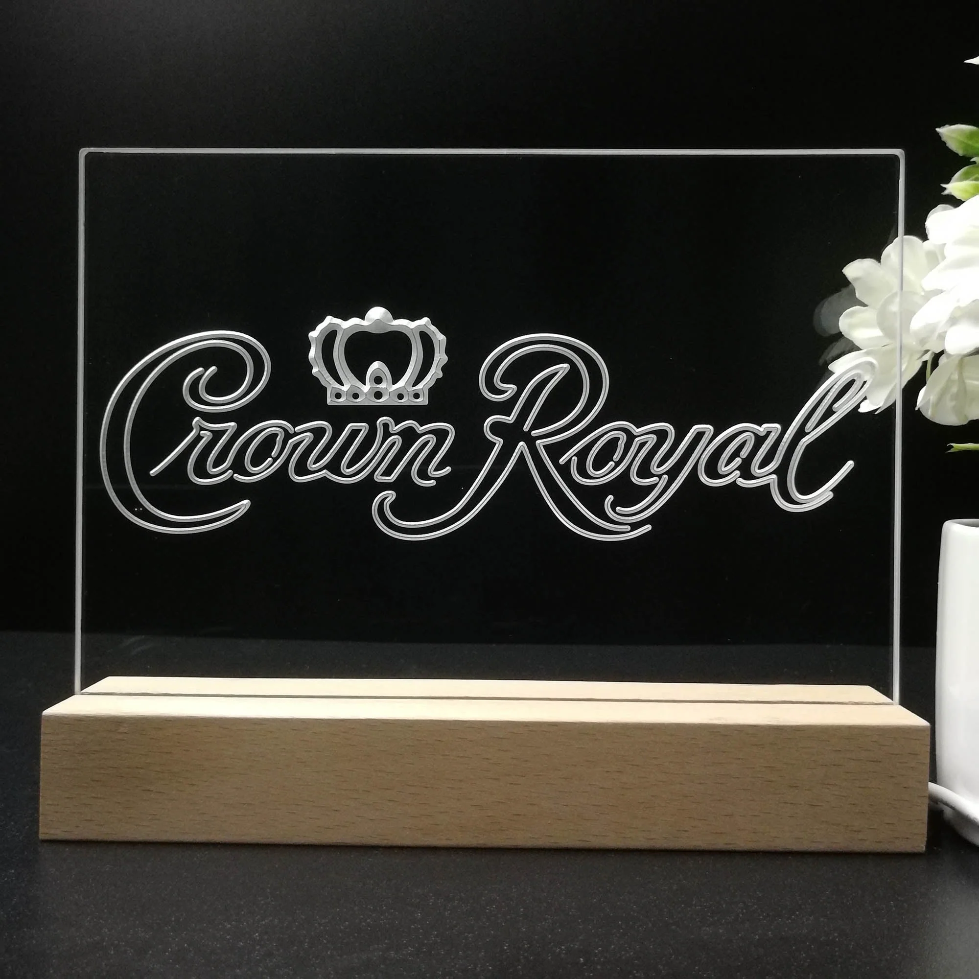 Crown Royal Pub Wine Neon Sign Pub Bar Lamp - Image 8
