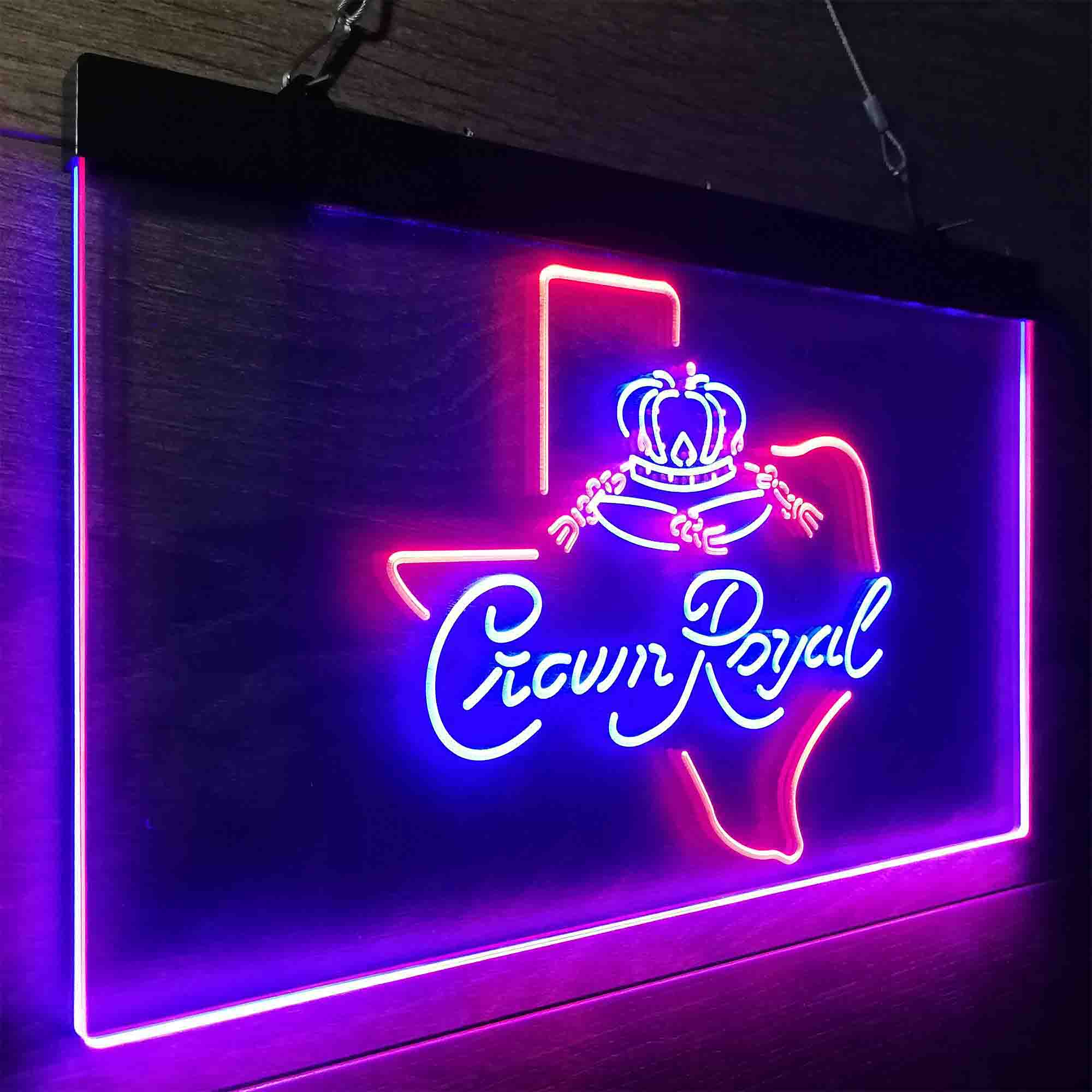 Crown Royal Texas Star Neon-Like LED Sign - Image 14