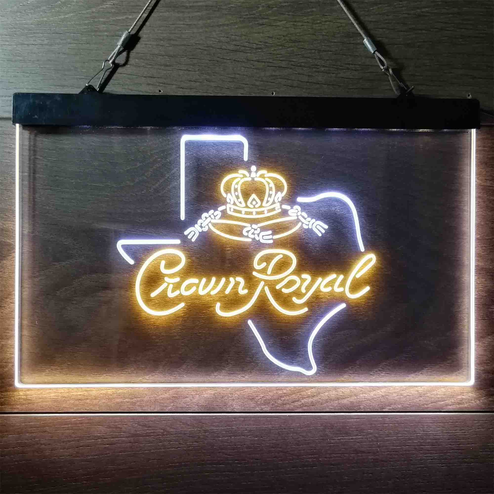 Crown Royal Texas Star Neon-Like LED Sign - Image 9