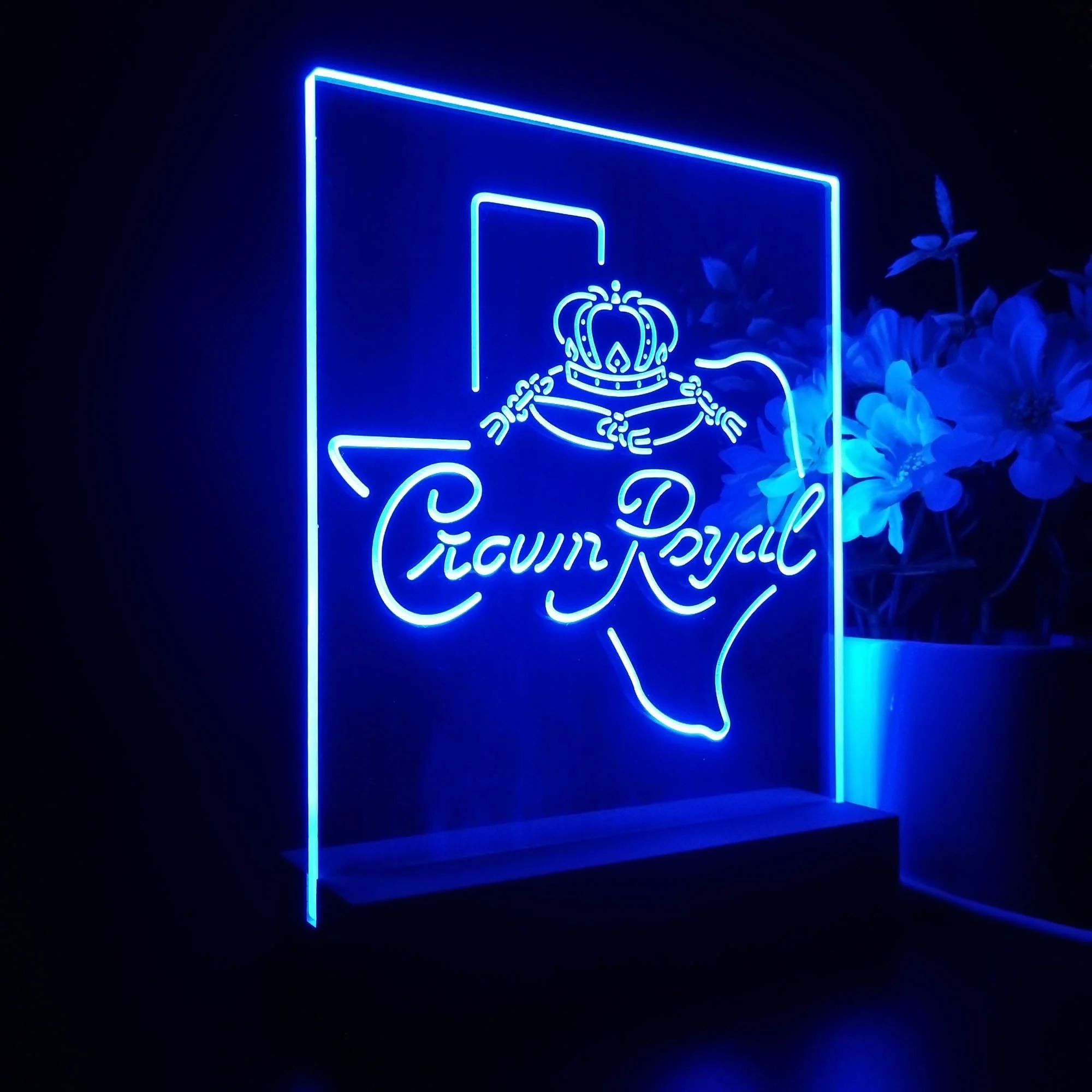 Crown Royal Texas Star 3D Illusion Night Light Desk Lamp - Image 7
