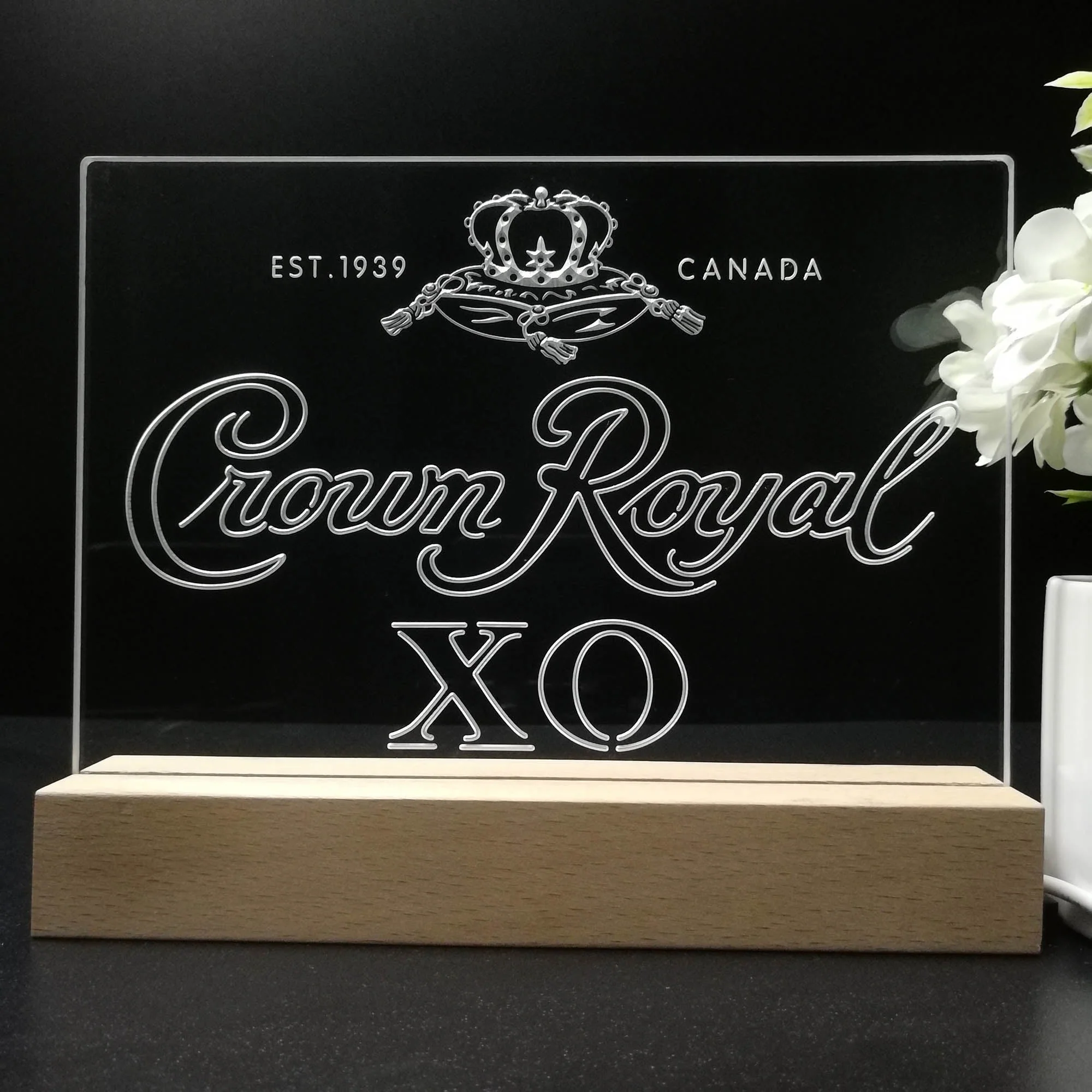 Crown Royal XO Neon Sign Pub Bar Lamp - Image 8