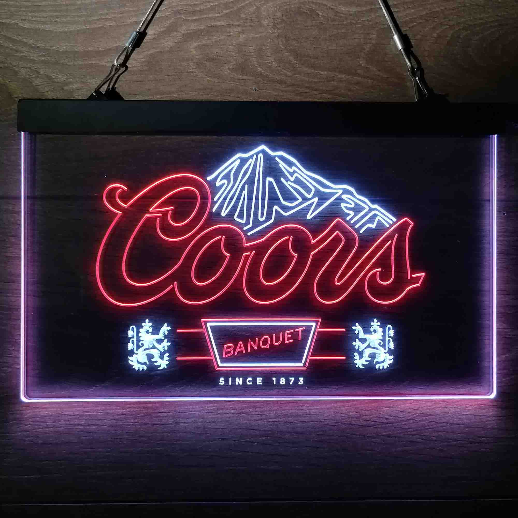Coors Banquet Bar Neon-Like LED Bar Sign - Image 10