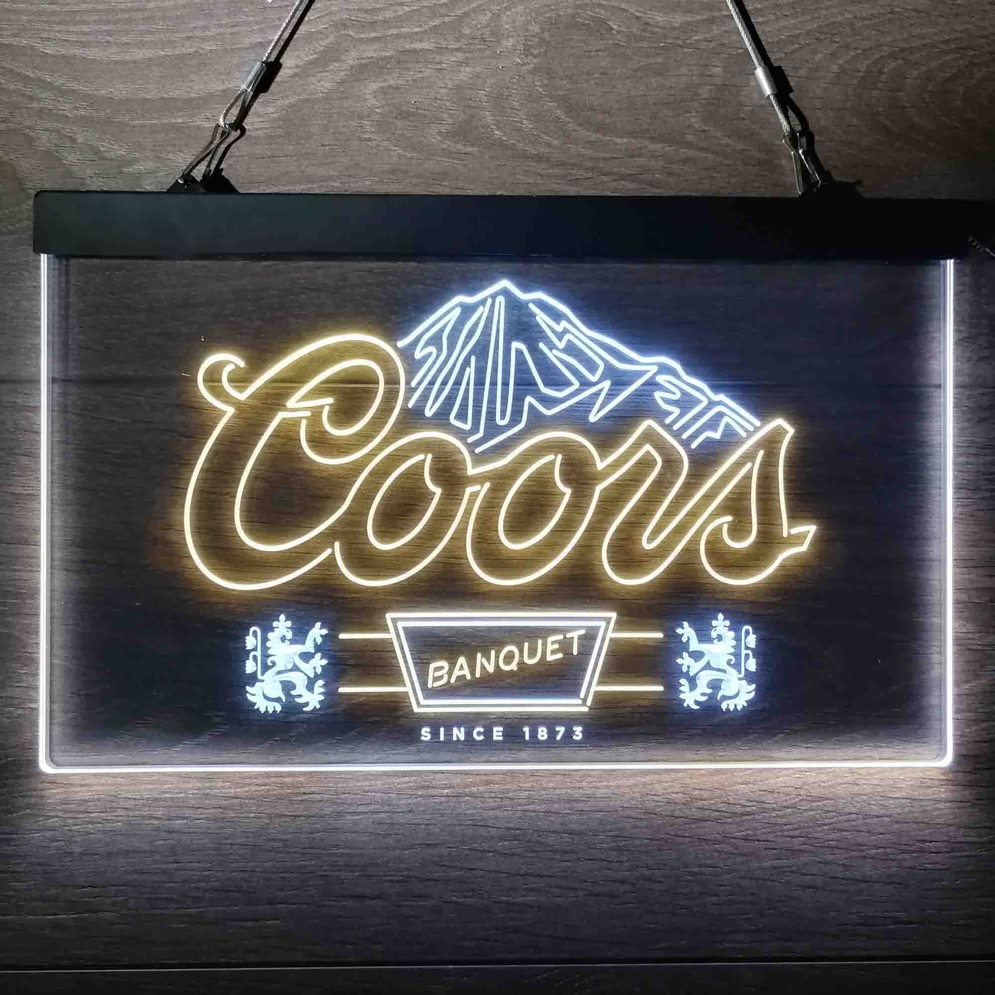 Coors Banquet Bar Neon-Like LED Bar Sign - Image 3