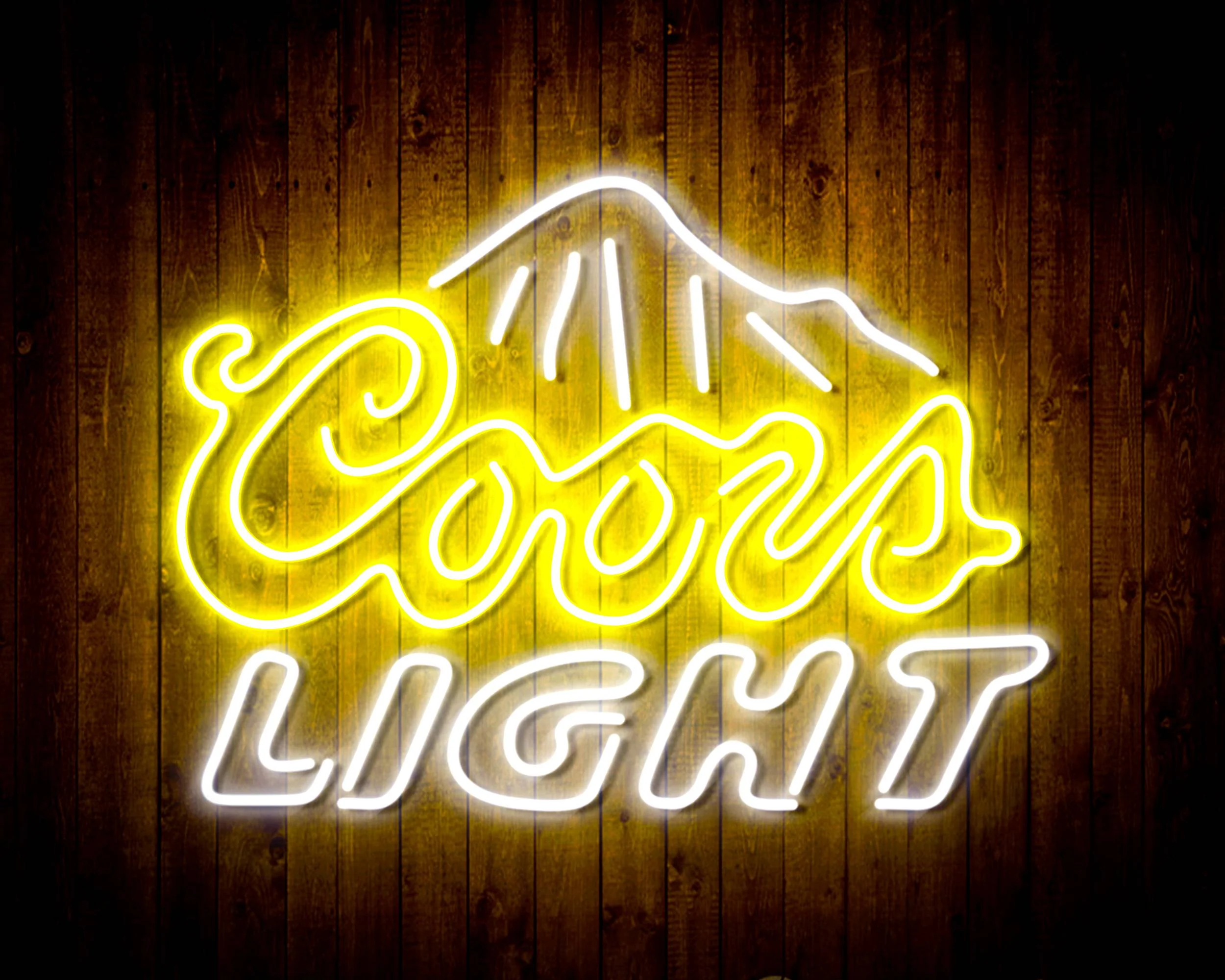 Coors Light Bar Handmade Neon Flex LED Sign - Image 8