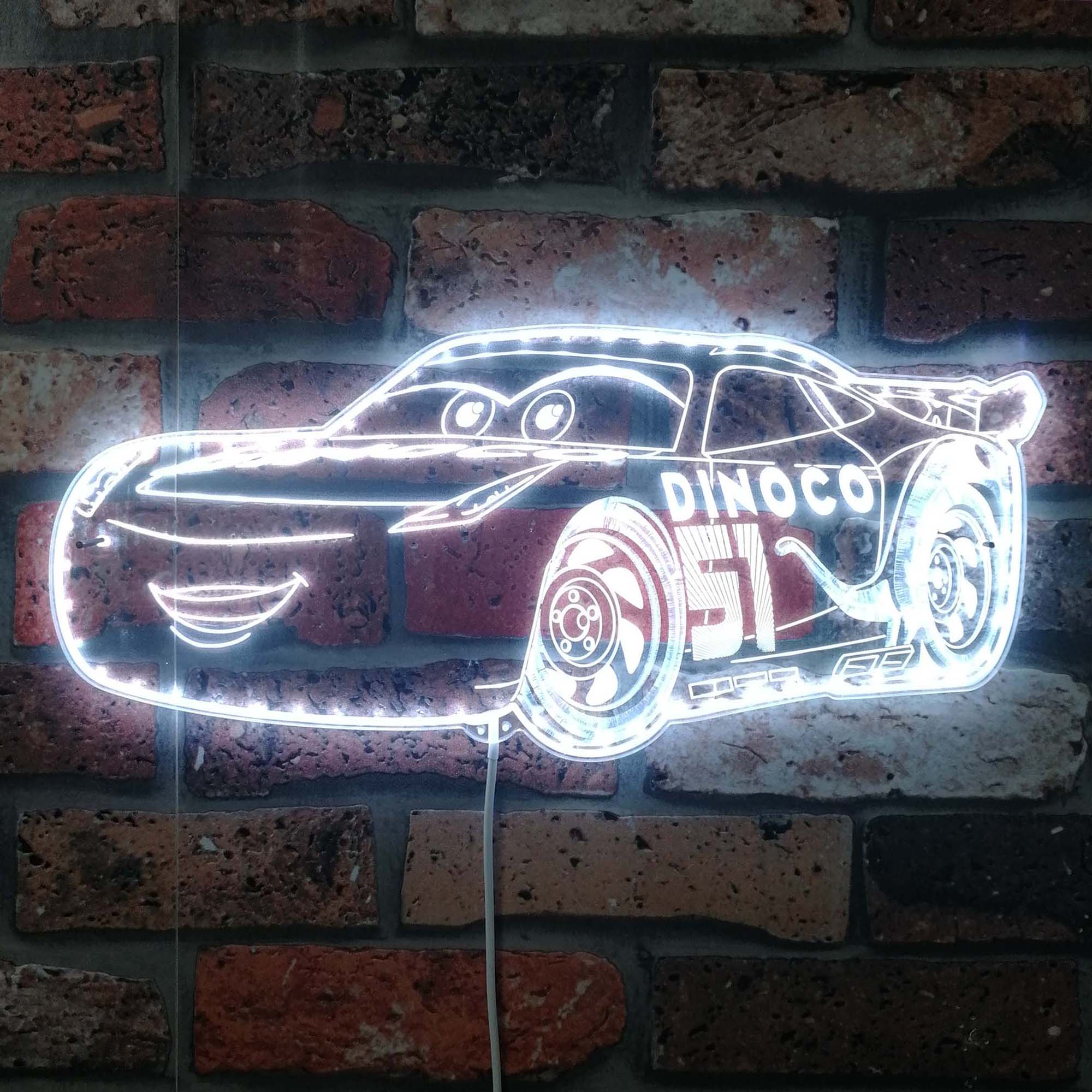 Cruz Ramirez Mcqueen Cartoon Neon LED Sign with Dynamic RGB Colors - Image 7
