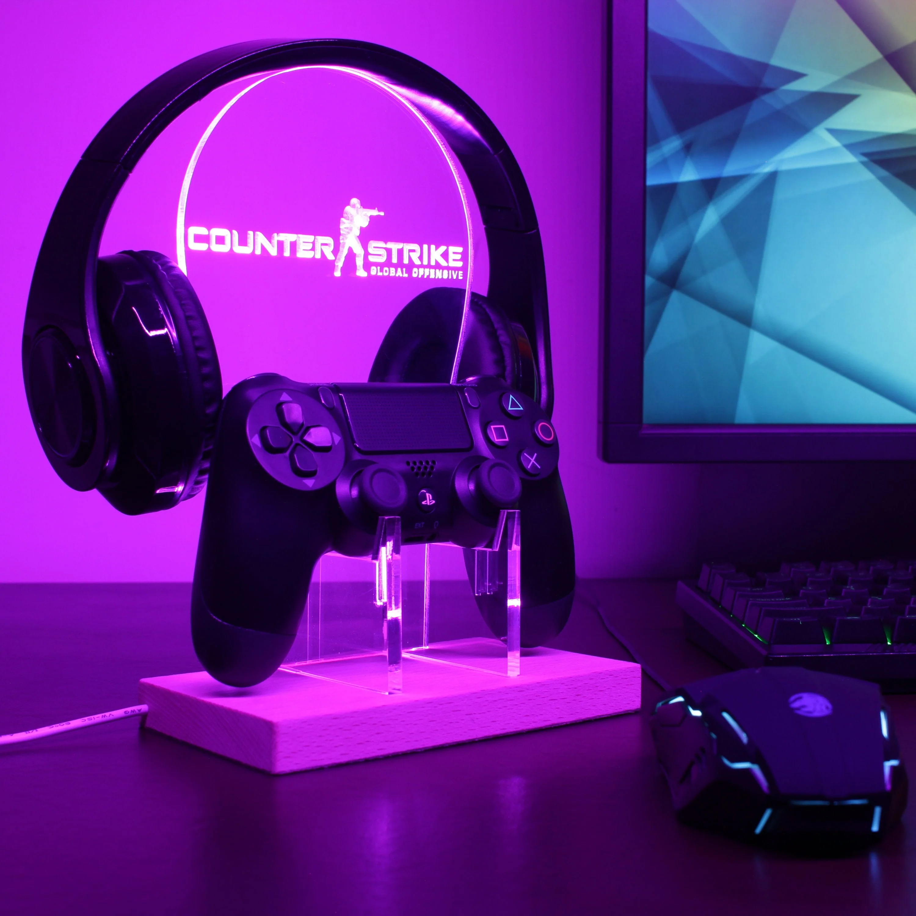 CSGO LED Gaming Headset Controller Stand - Image 4