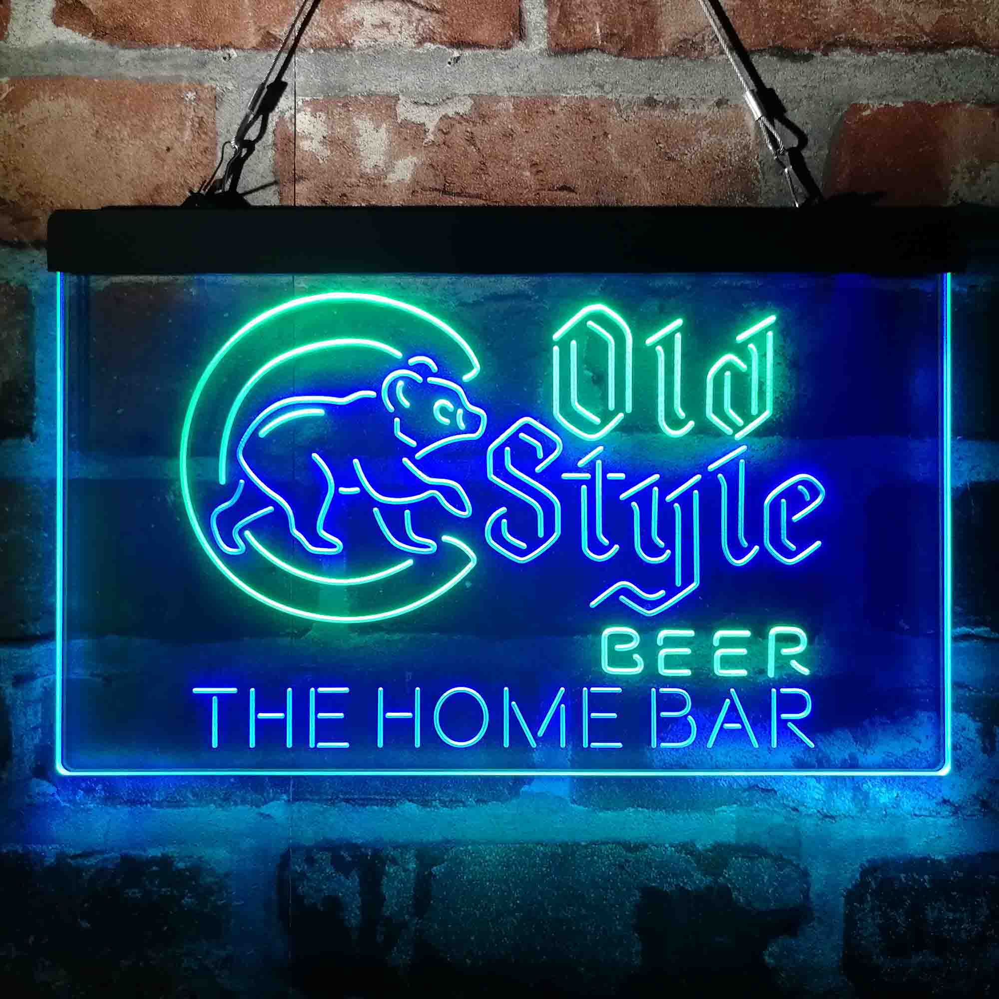 Personalized Chicago Cubs Old Style Home Bar Neon LED Sign - Image 10