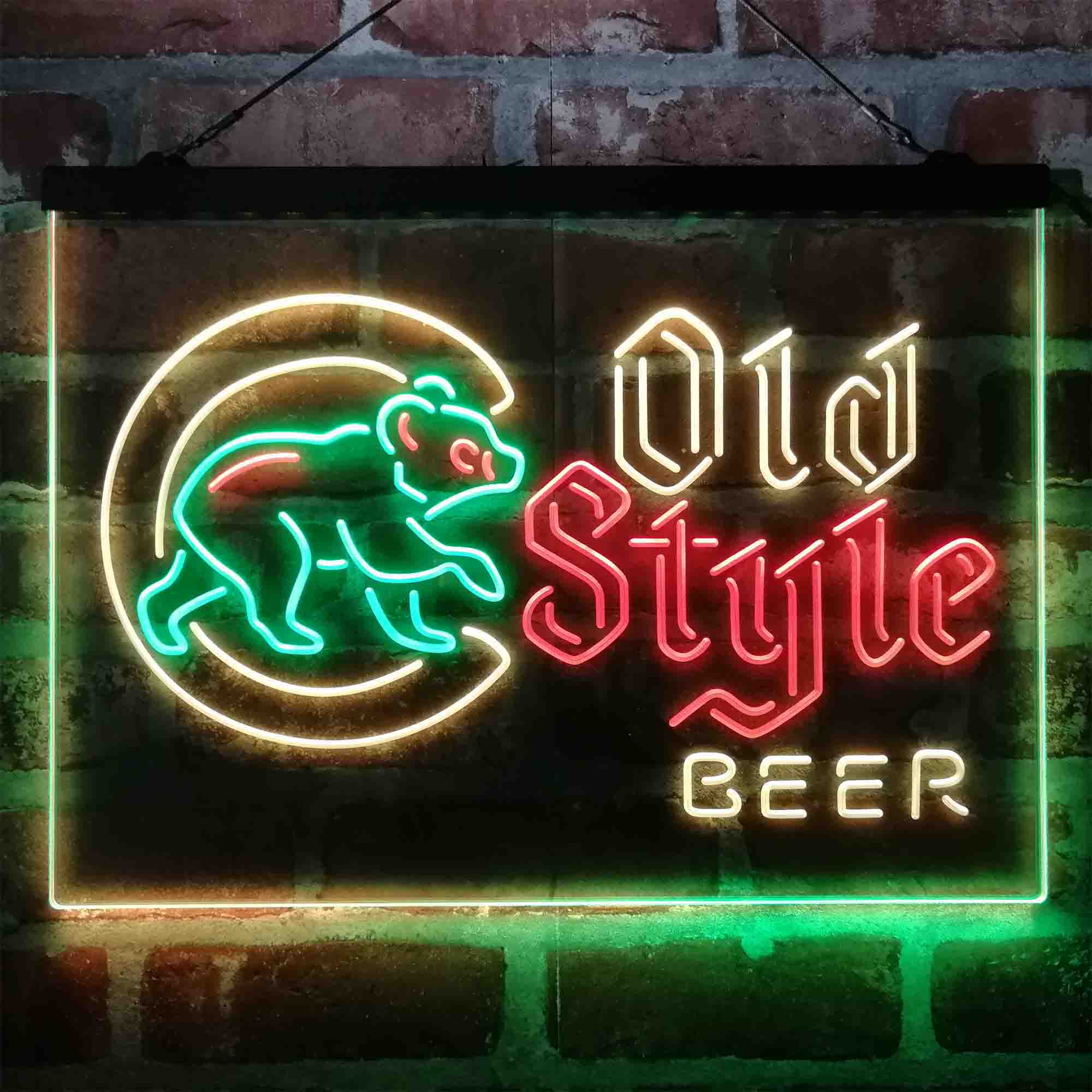 Chicago Cubs Old Style Beer Lodge Neon LED Sign - Image 13