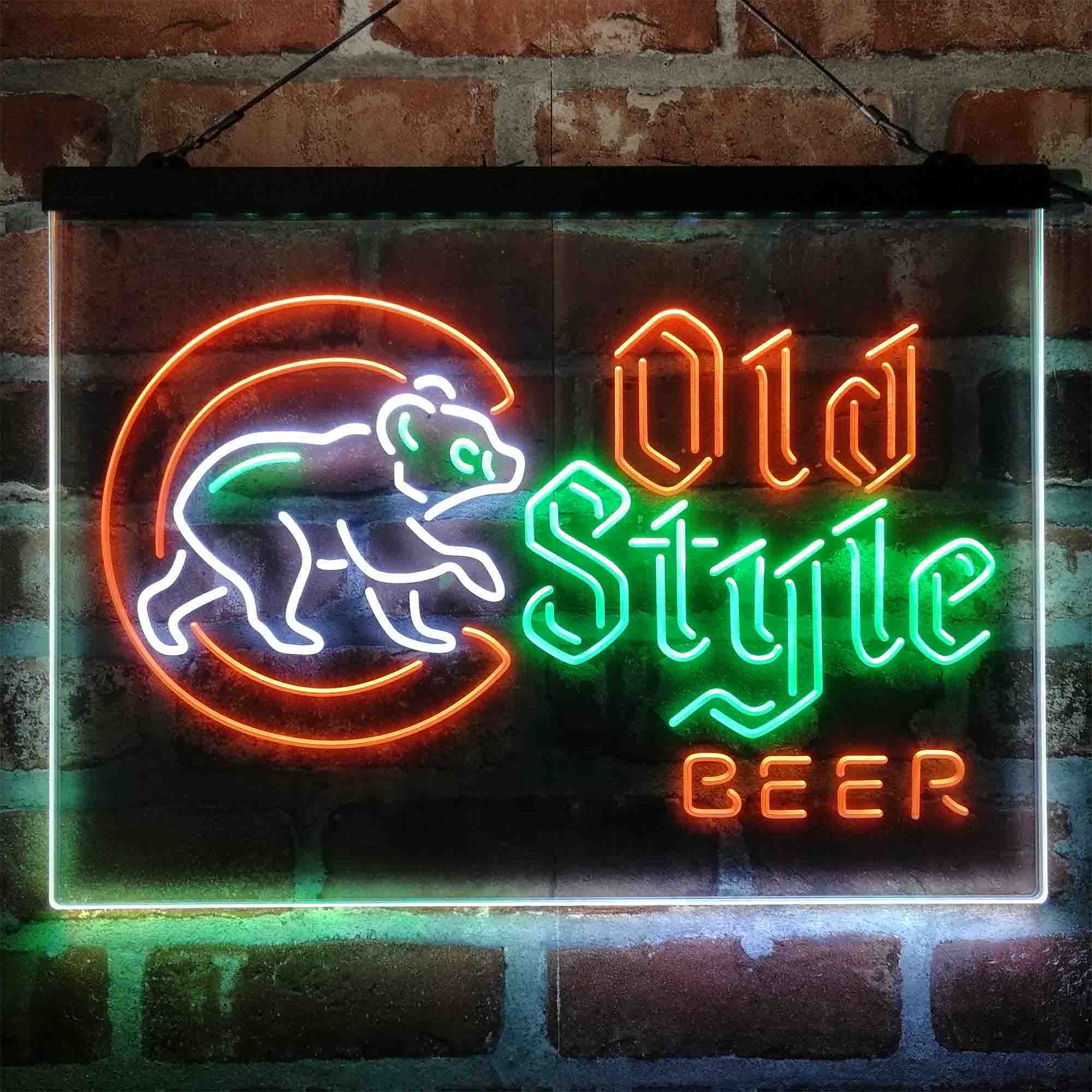 Chicago Cubs Old Style Beer Lodge Neon LED Sign - Image 6