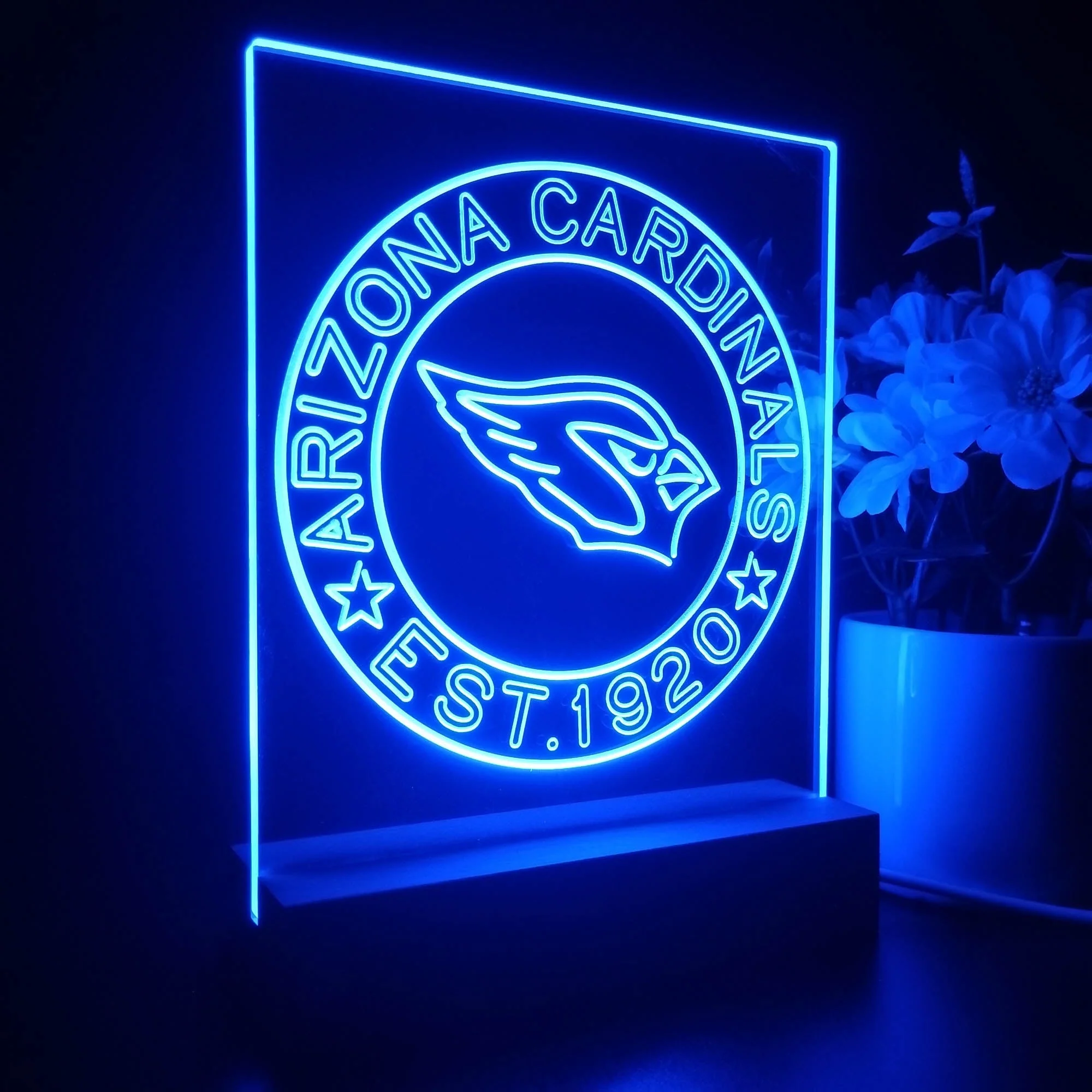 Personalized Arizona Cardinals Souvenir Neon LED Night Light Sign - Image 7