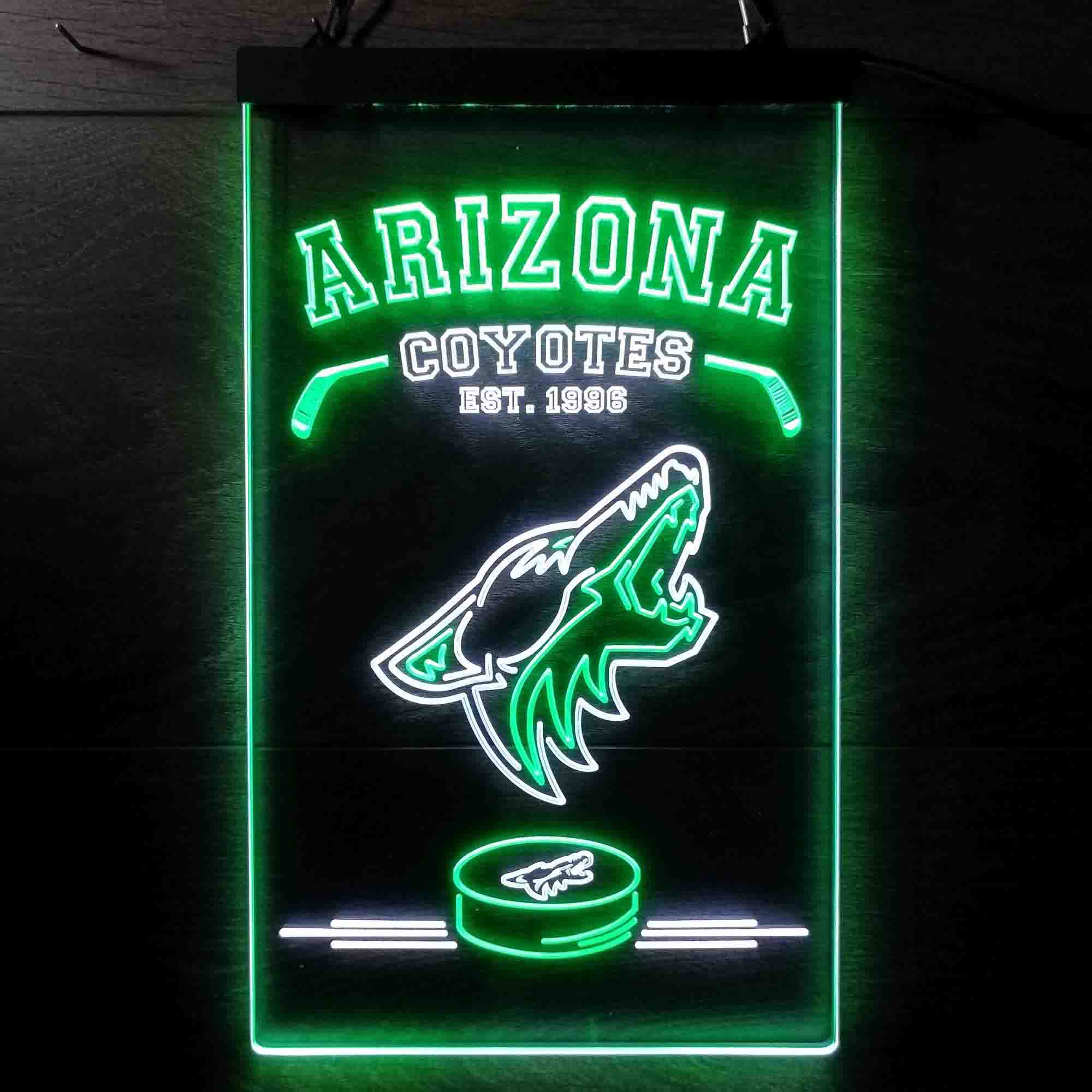 Custom Arizona Coyotes Est. 1996 NHL Neon-Like LED Sign - Father's Day Gift - Image 8