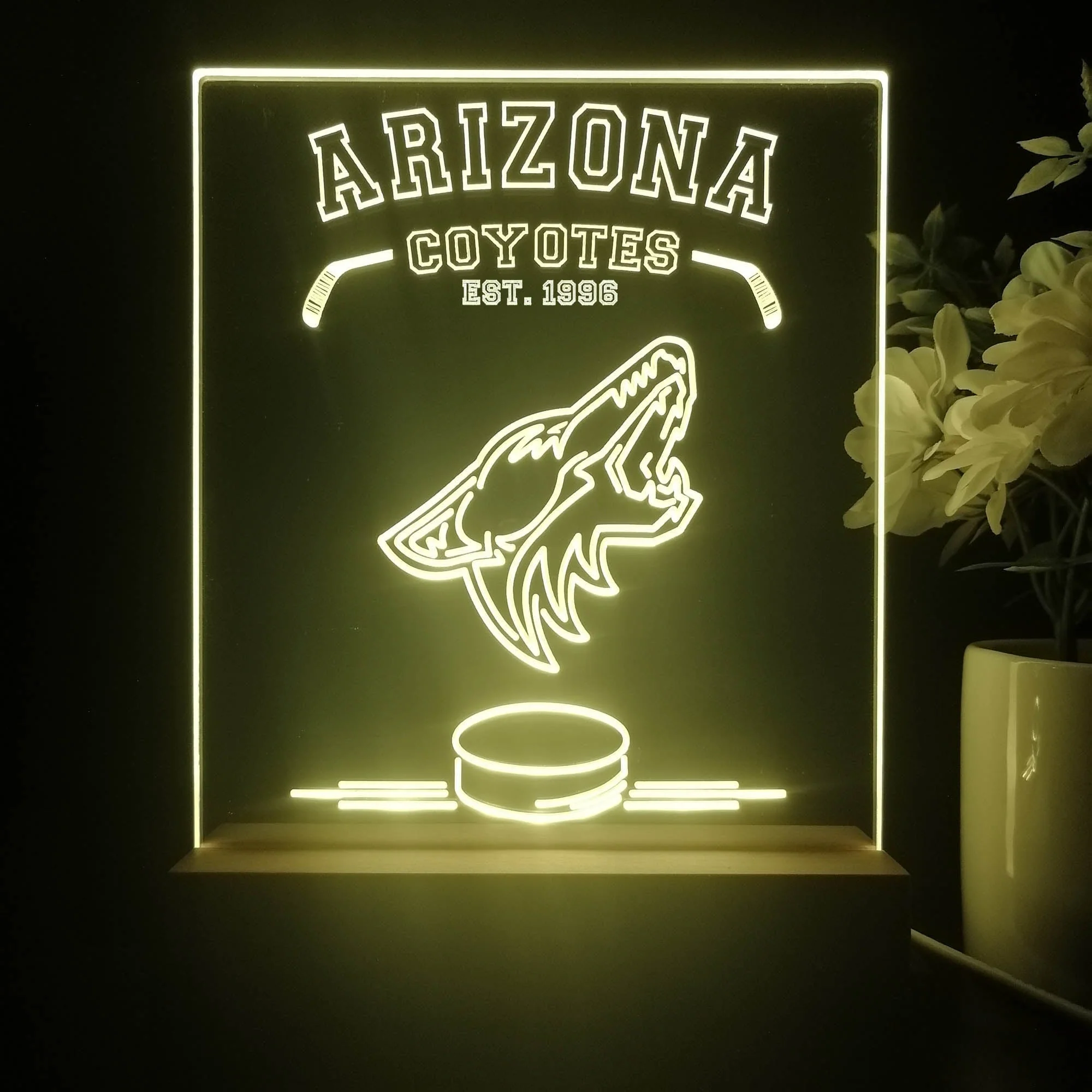 Personalized Arizona Coyotes Souvenir Neon LED Night Light Sign - Image 2