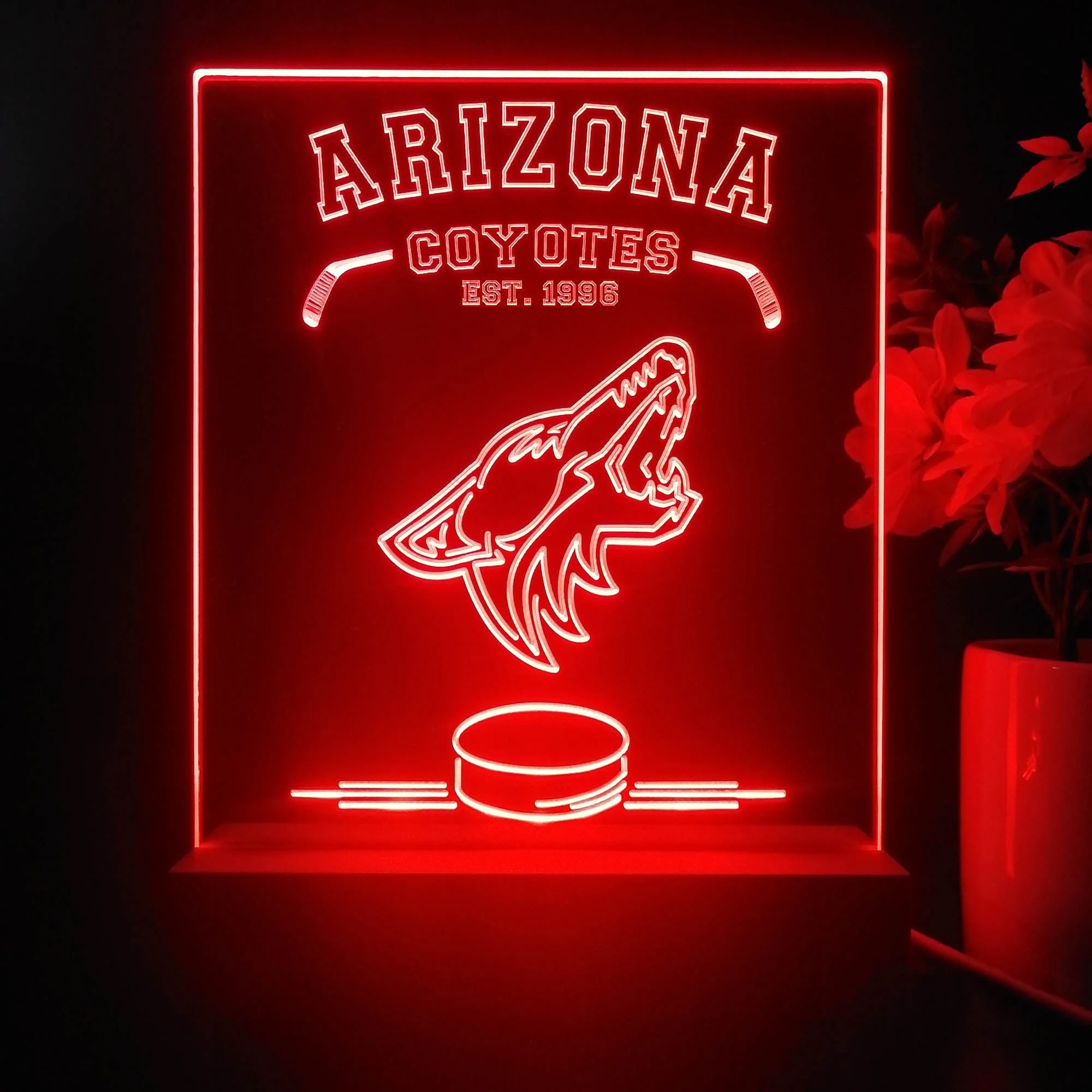 Personalized Arizona Coyotes Souvenir Neon LED Night Light Sign - Image 4