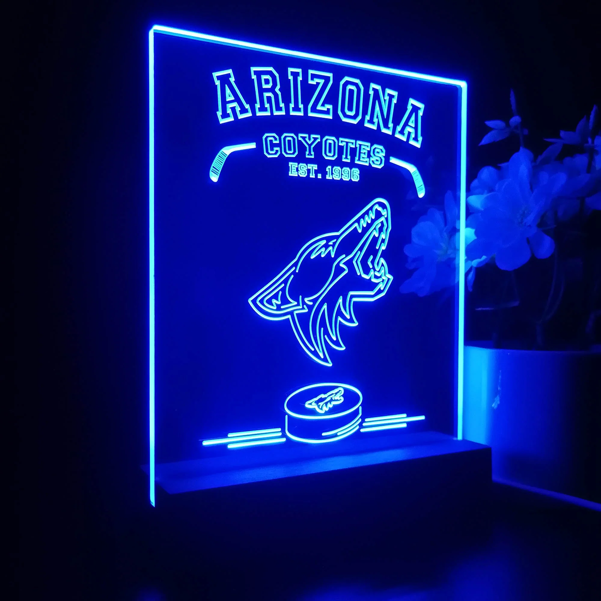 Personalized Arizona Coyotes Souvenir Neon LED Night Light Sign - Image 7