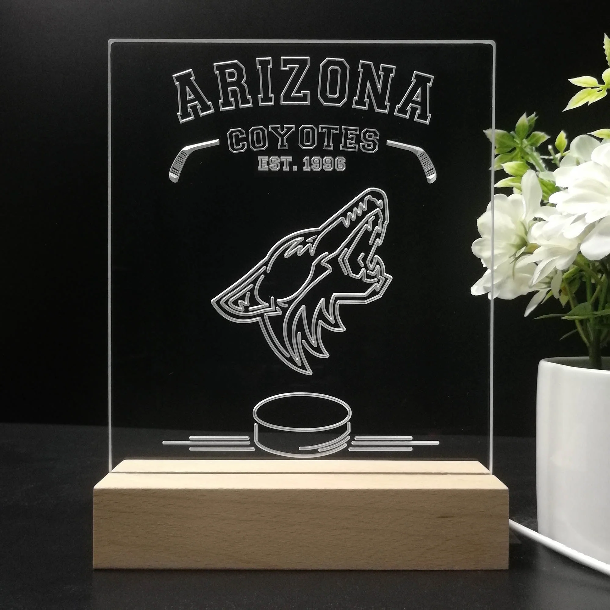 Personalized Arizona Coyotes Souvenir Neon LED Night Light Sign - Image 8