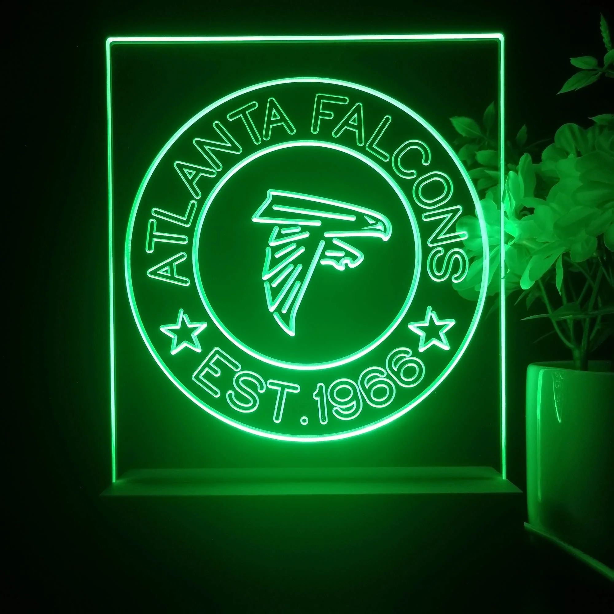 Personalized Atlanta Falcons Souvenir Neon LED Night Light Sign - Image 3
