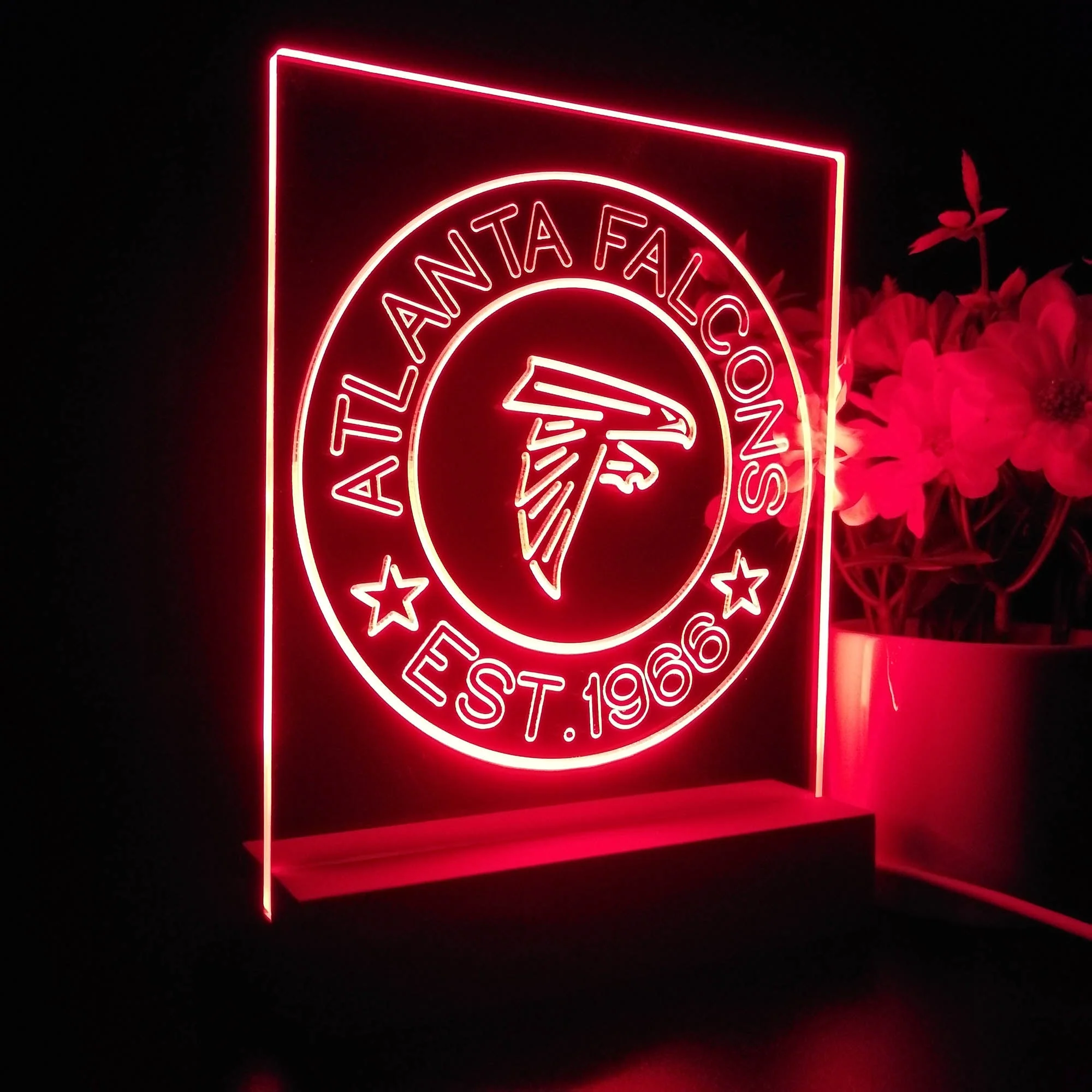 Personalized Atlanta Falcons Souvenir Neon LED Night Light Sign - Image 5