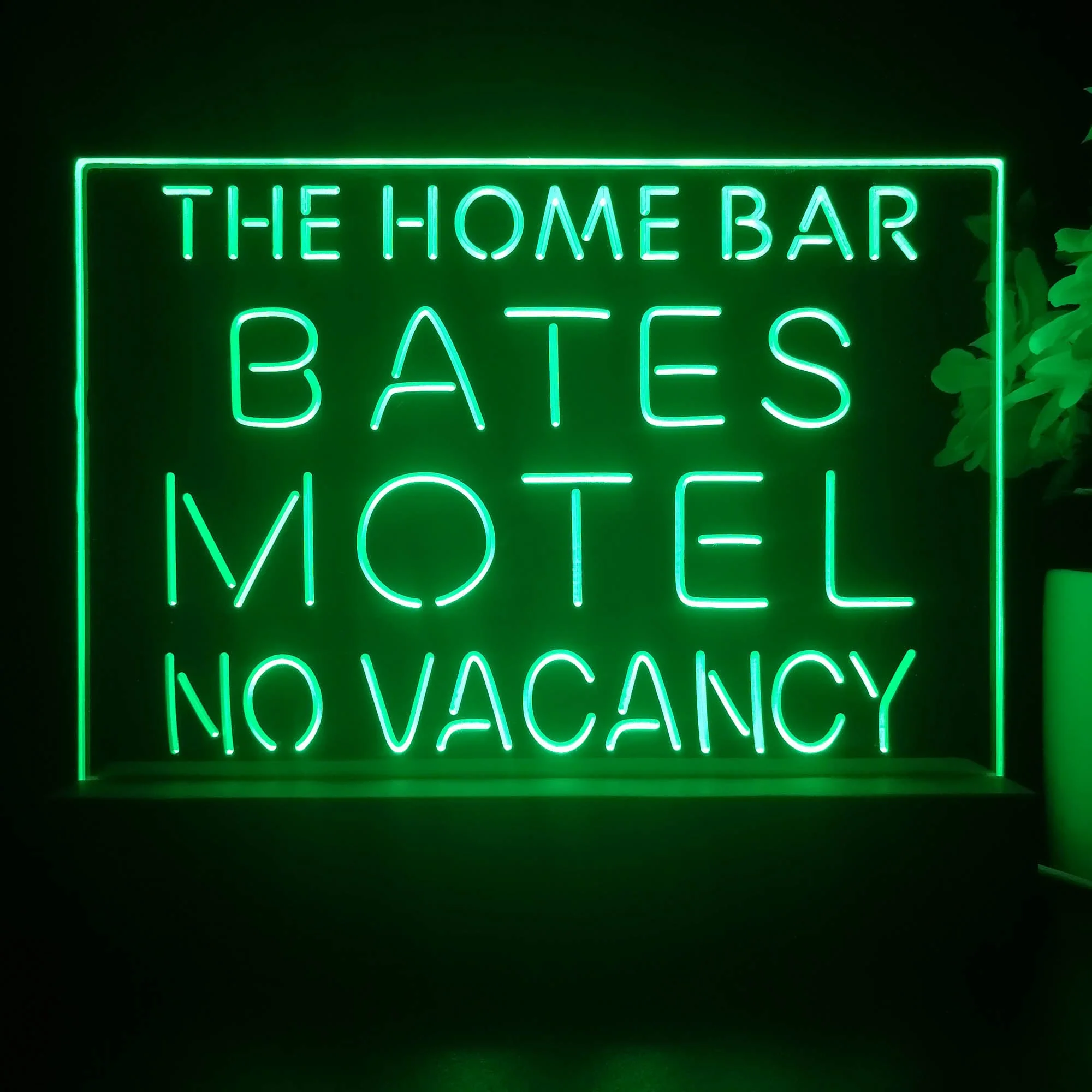 Personalized Bates Motel No Vacancy Souvenir Neon LED Night Light Sign - Image 3