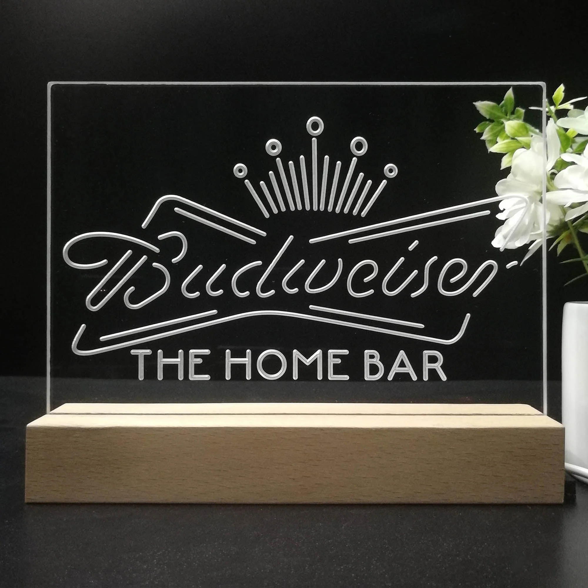 Personalized Budweiser Souvenir Neon LED Night Light Sign - Image 8
