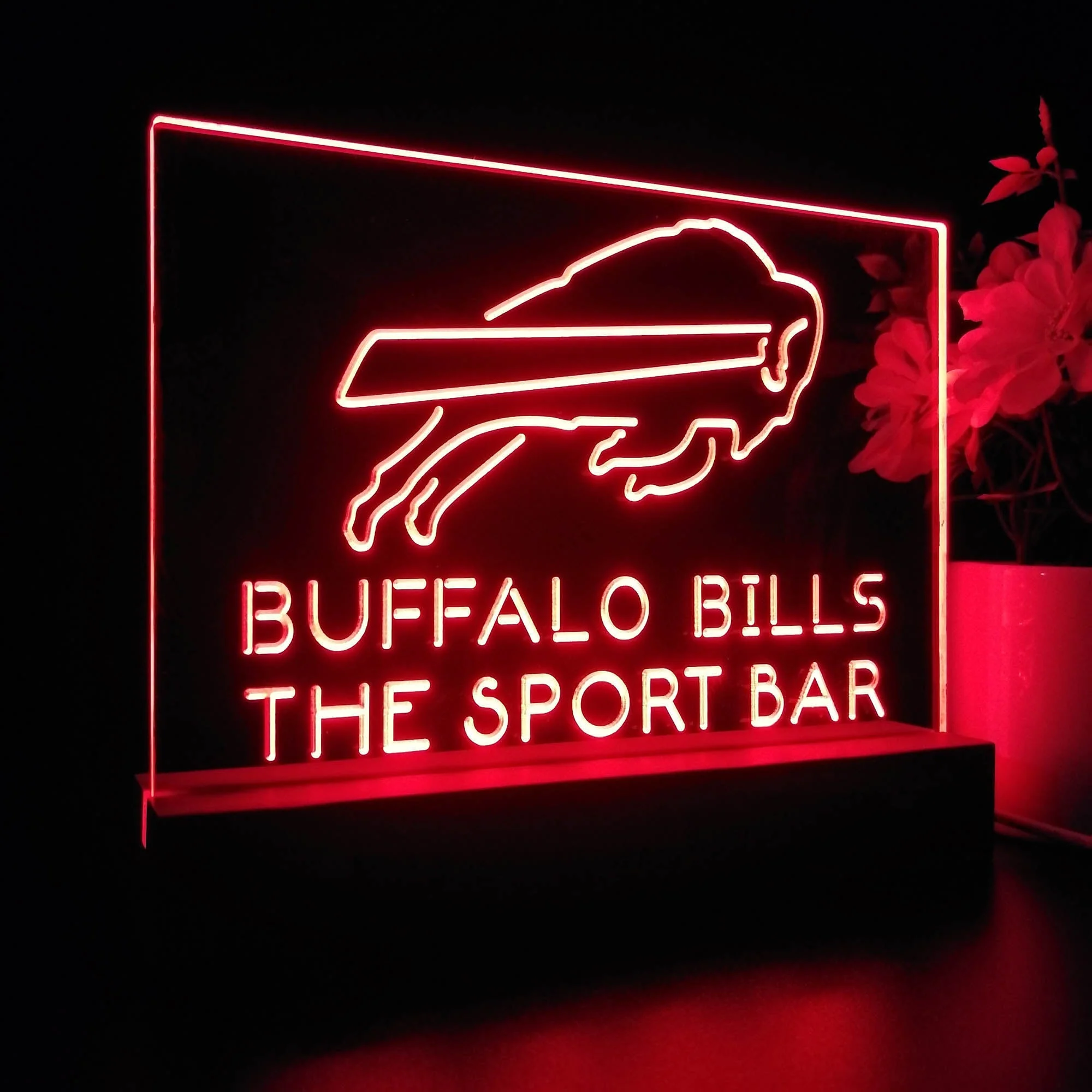 Personalized Buffalo Bills,NFL Souvenir Neon LED Night Light Sign - Image 5