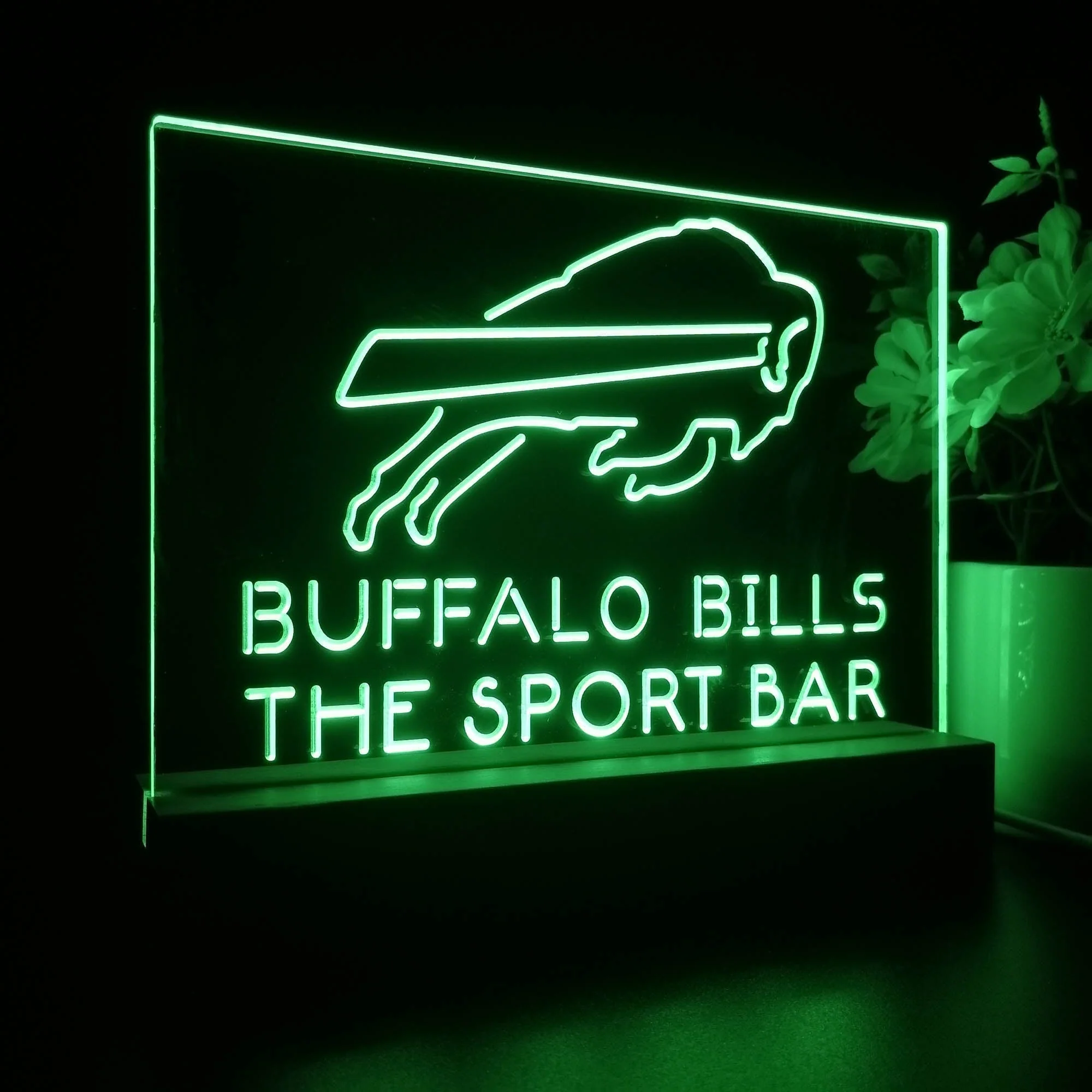Personalized Buffalo Bills,NFL Souvenir Neon LED Night Light Sign - Image 6