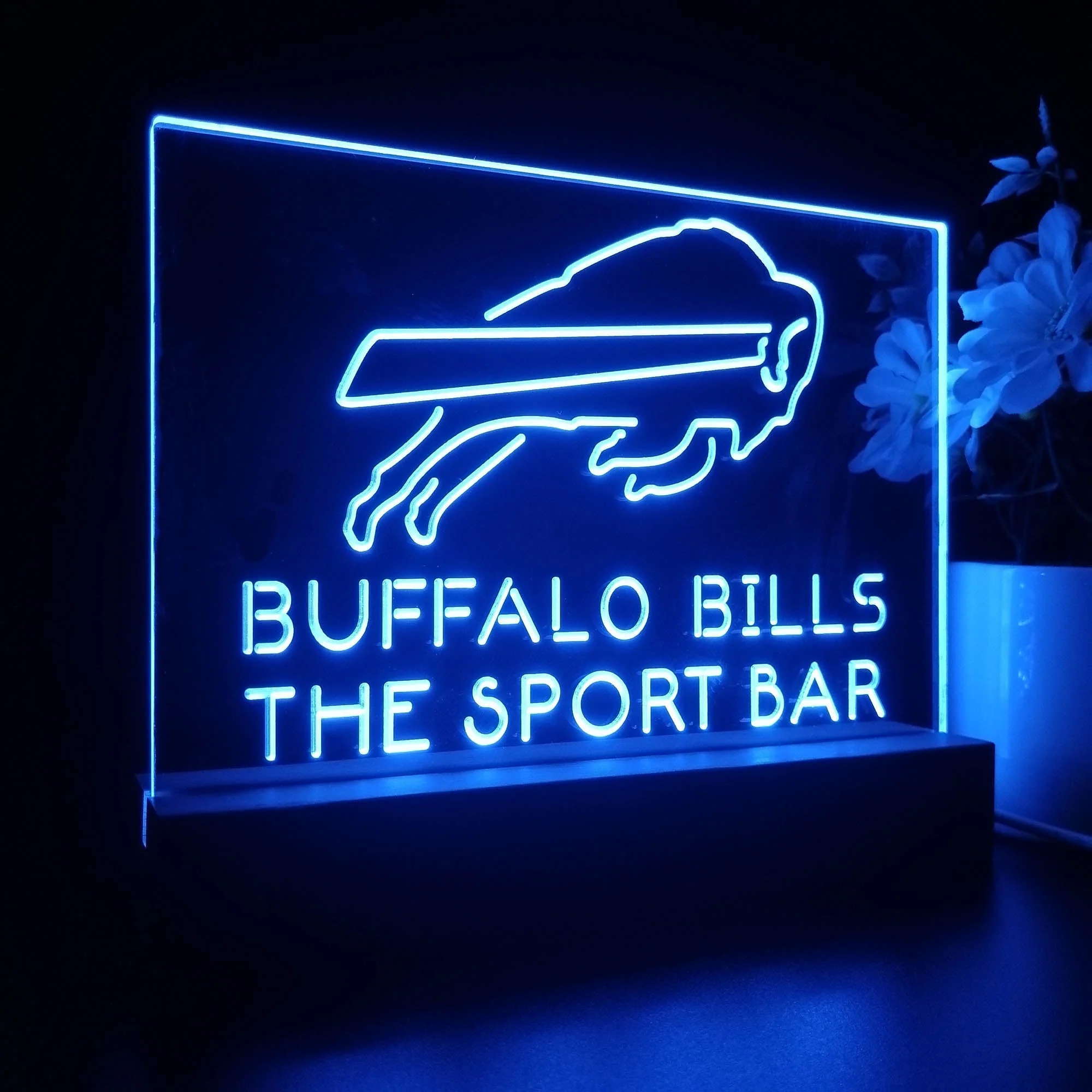 Personalized Buffalo Bills,NFL Souvenir Neon LED Night Light Sign - Image 7