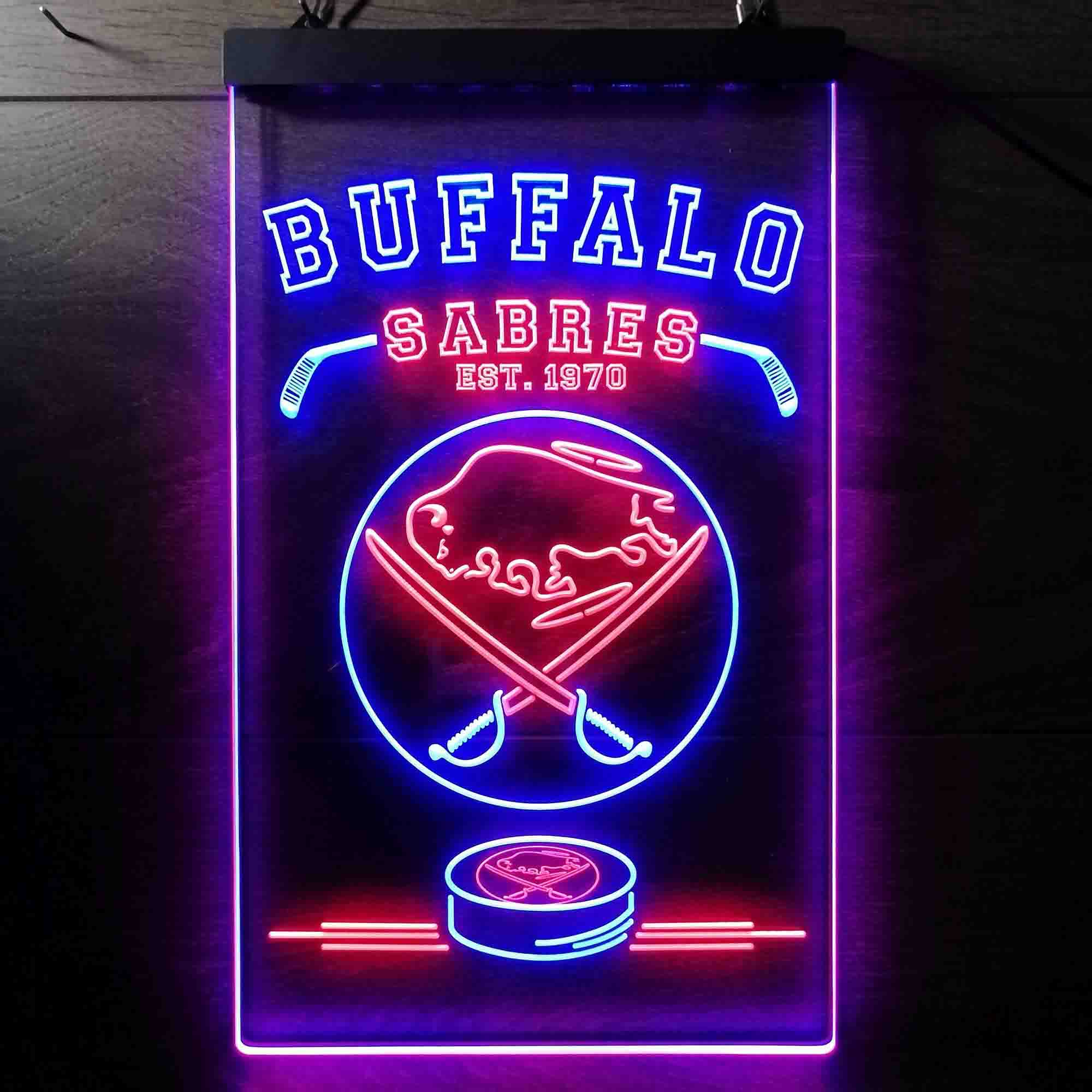 Custom Buffalo Sabres Bar Neon LED Sign - Image 11