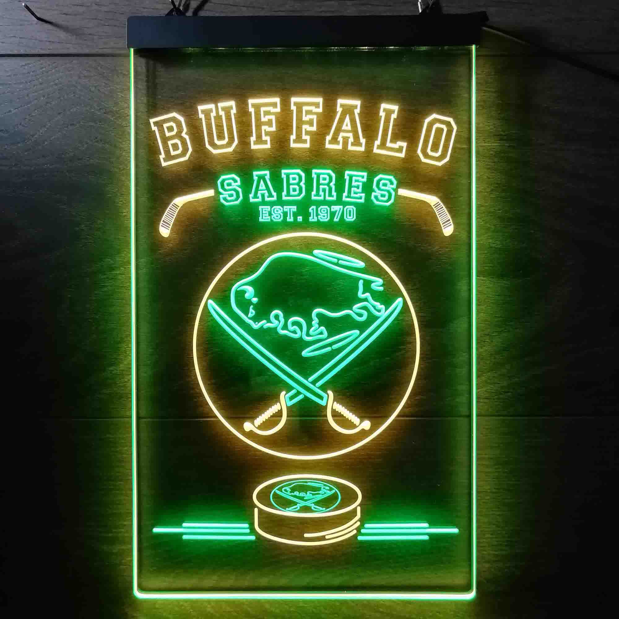 Custom Buffalo Sabres Bar Neon LED Sign - Image 3