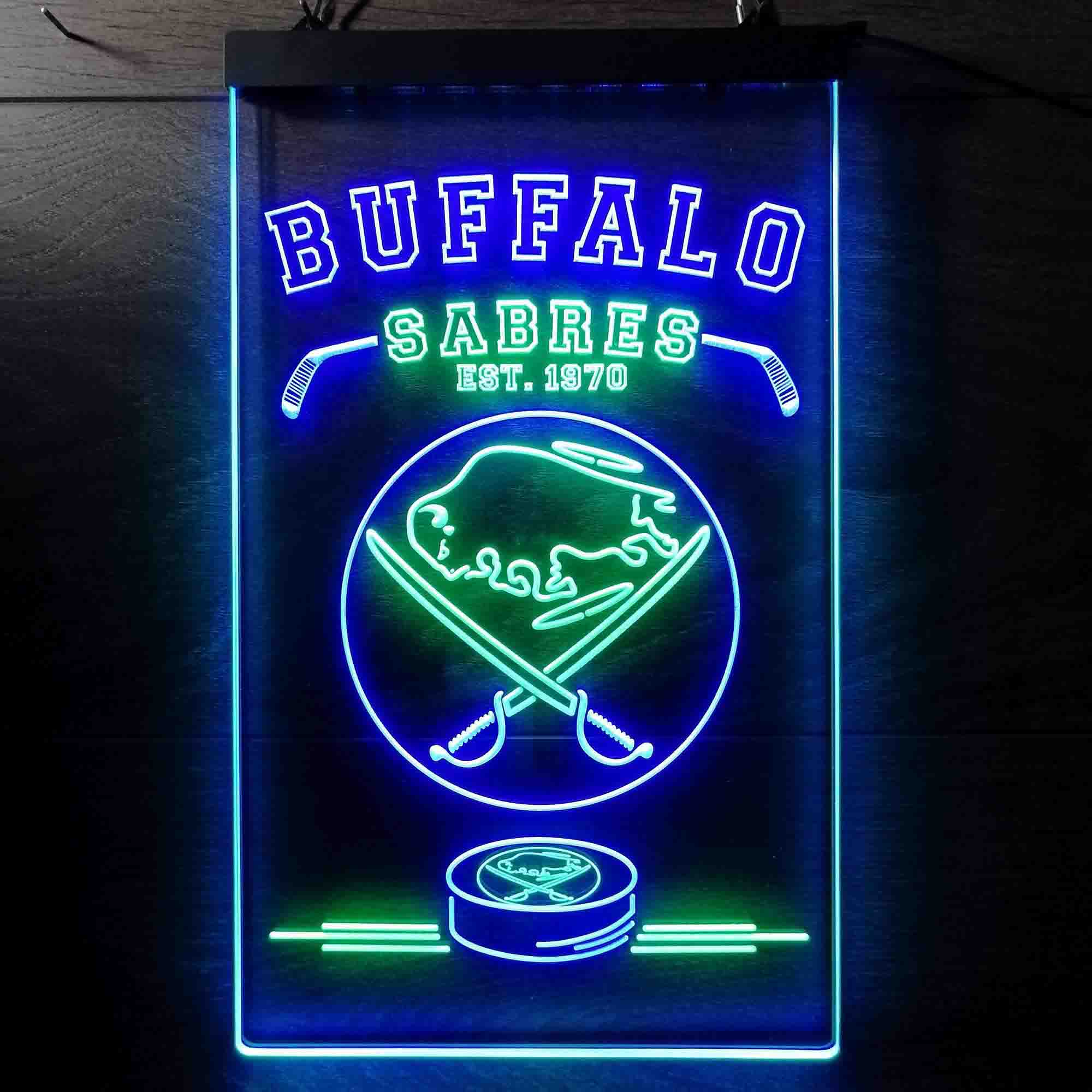 Custom Buffalo Sabres Bar Neon LED Sign - Image 4