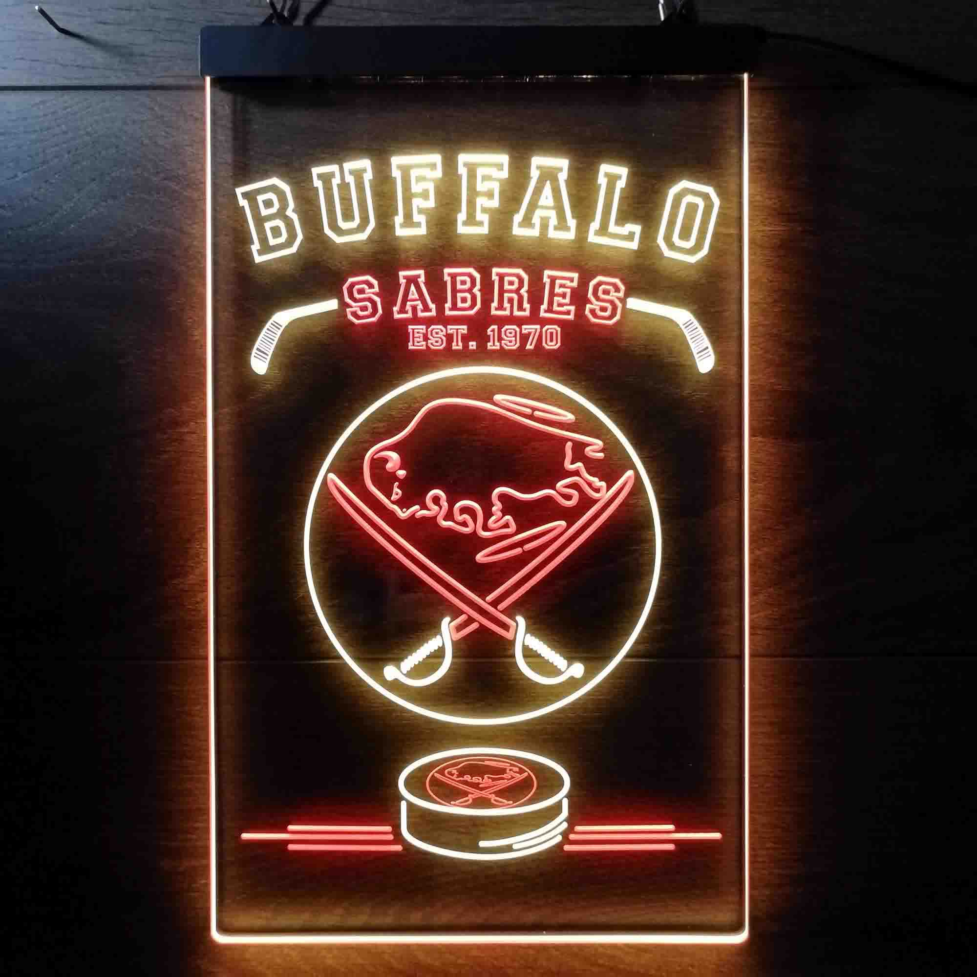 Custom Buffalo Sabres Bar Neon LED Sign - Image 6