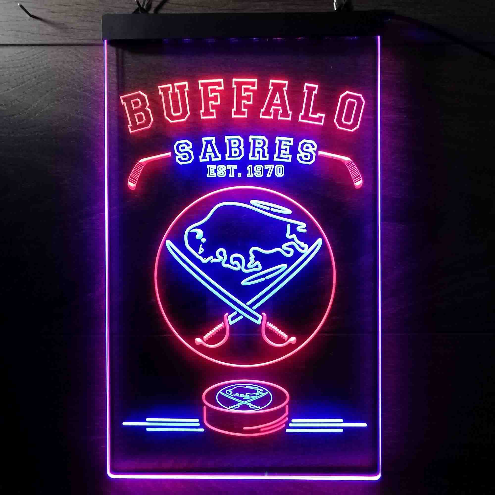 Custom Buffalo Sabres Bar Neon LED Sign - Image 9