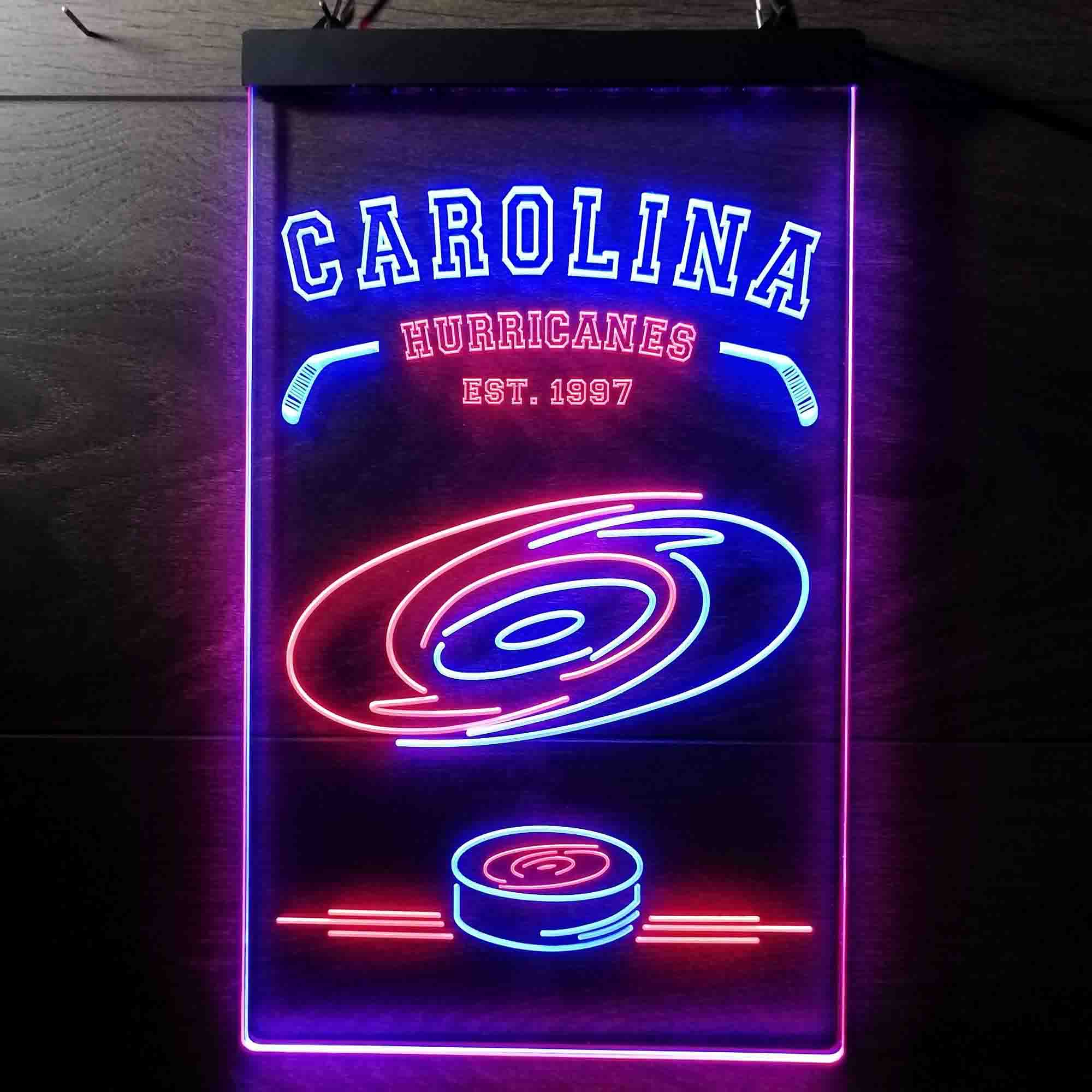 Custom Carolina Hurricanes Est. 1997 NHL Neon-Like LED Sign - Father's Day Gift - Image 8